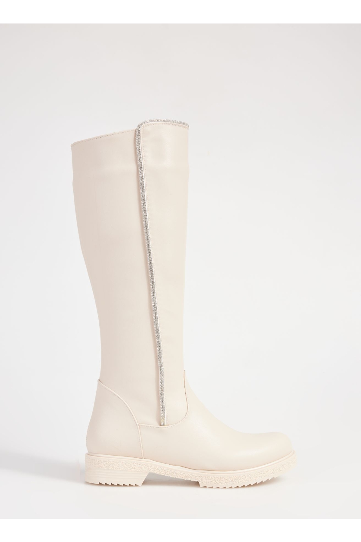 Ekru Kadın Çizme CLARI - Görsel 2