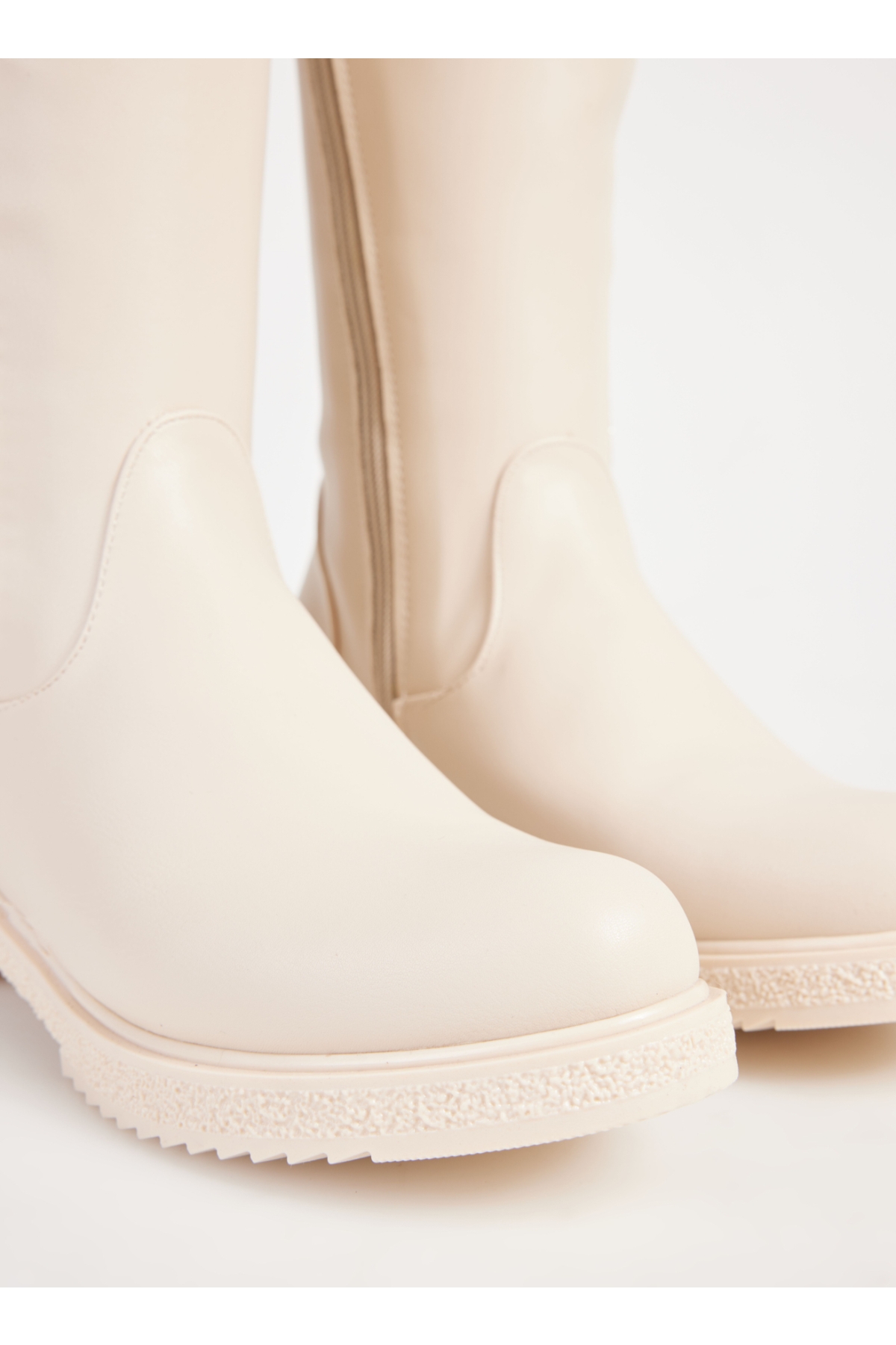Ekru Kadın Çizme CLARI - Görsel 4