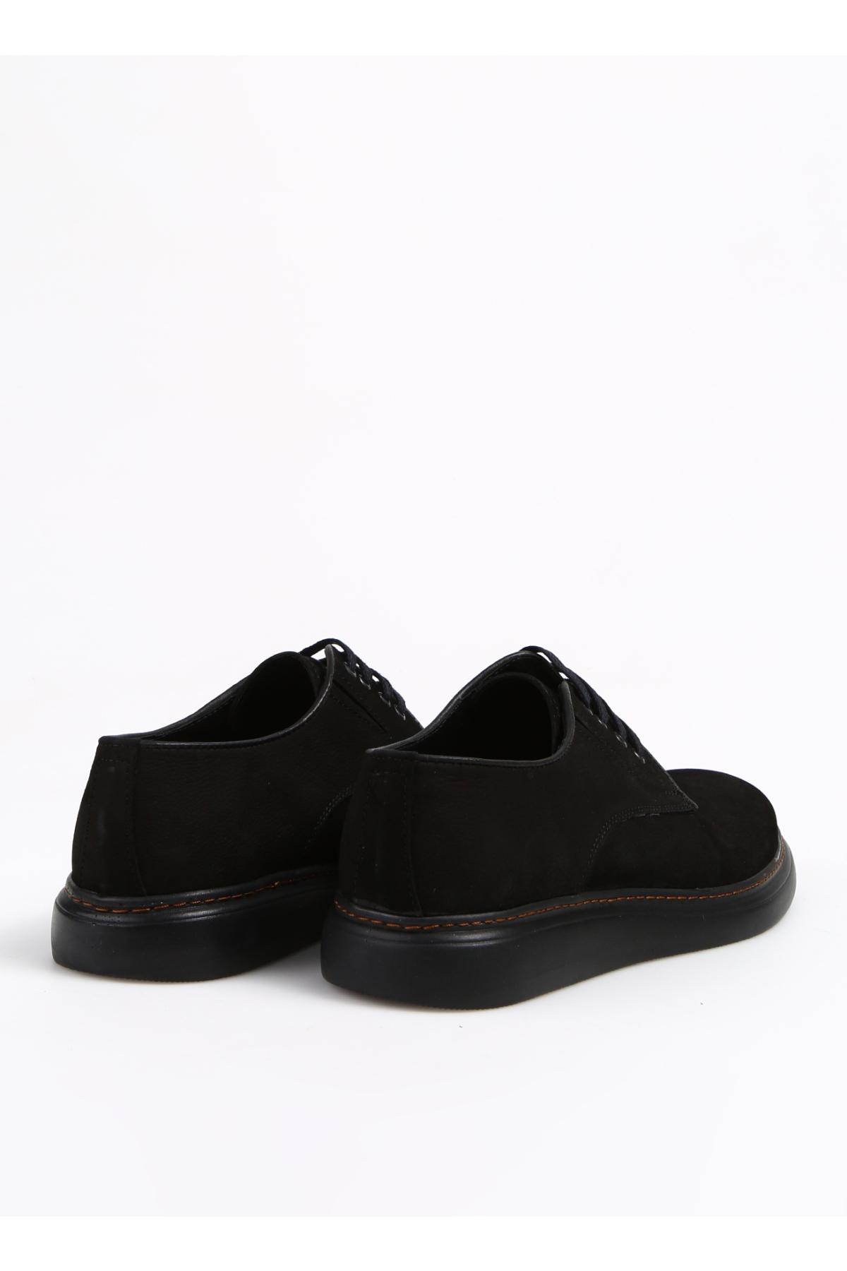 Siyah Erkek Süet Klasik Ayakkabı GAMES SUET - Görsel 4