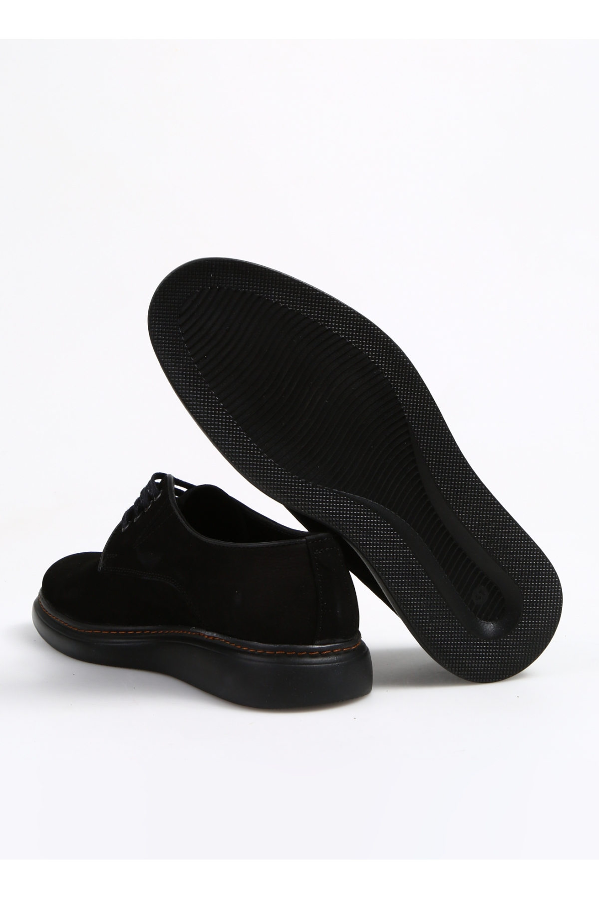 Siyah Erkek Süet Klasik Ayakkabı GAMES SUET - Görsel 5