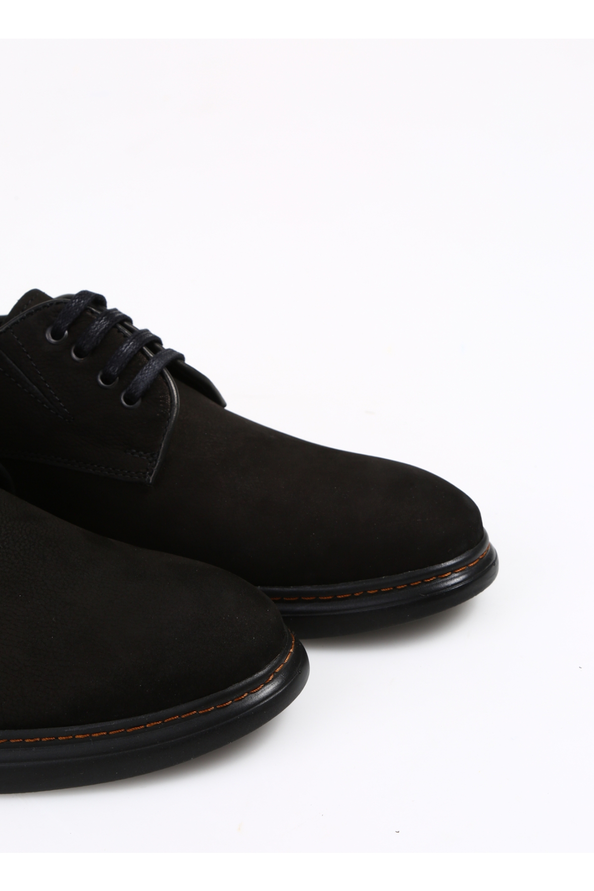Siyah Erkek Süet Klasik Ayakkabı GAMES SUET - Görsel 6