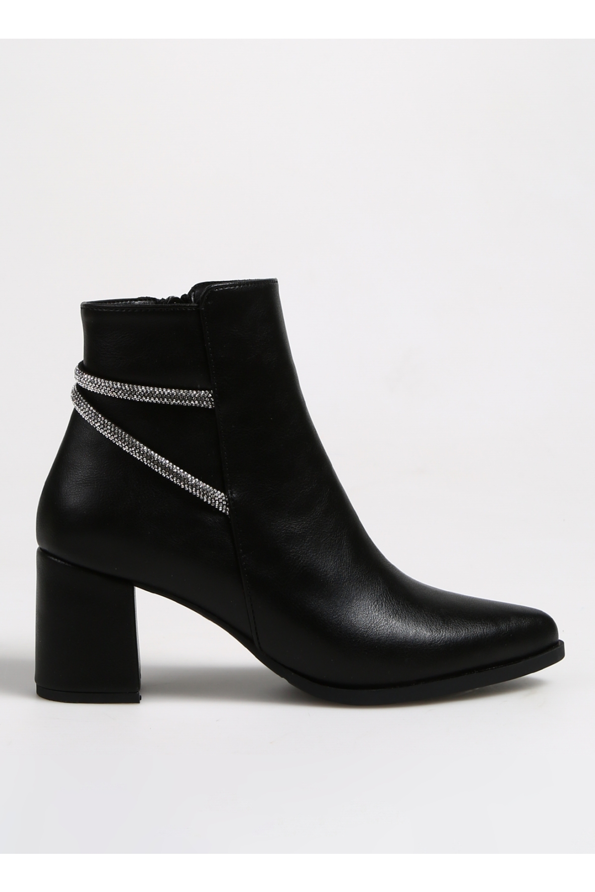 Siyah Kadın Topuklu Bot CHURCH - Görsel 2