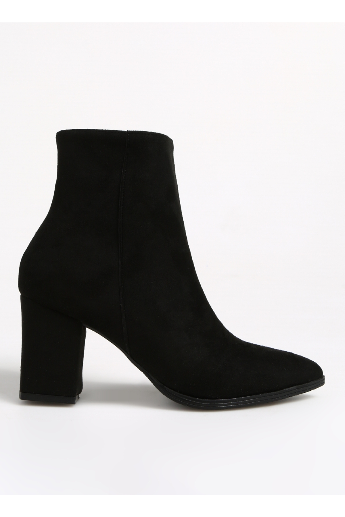 Siyah Kadın Topuklu Bot GRILO SUET - Görsel 2