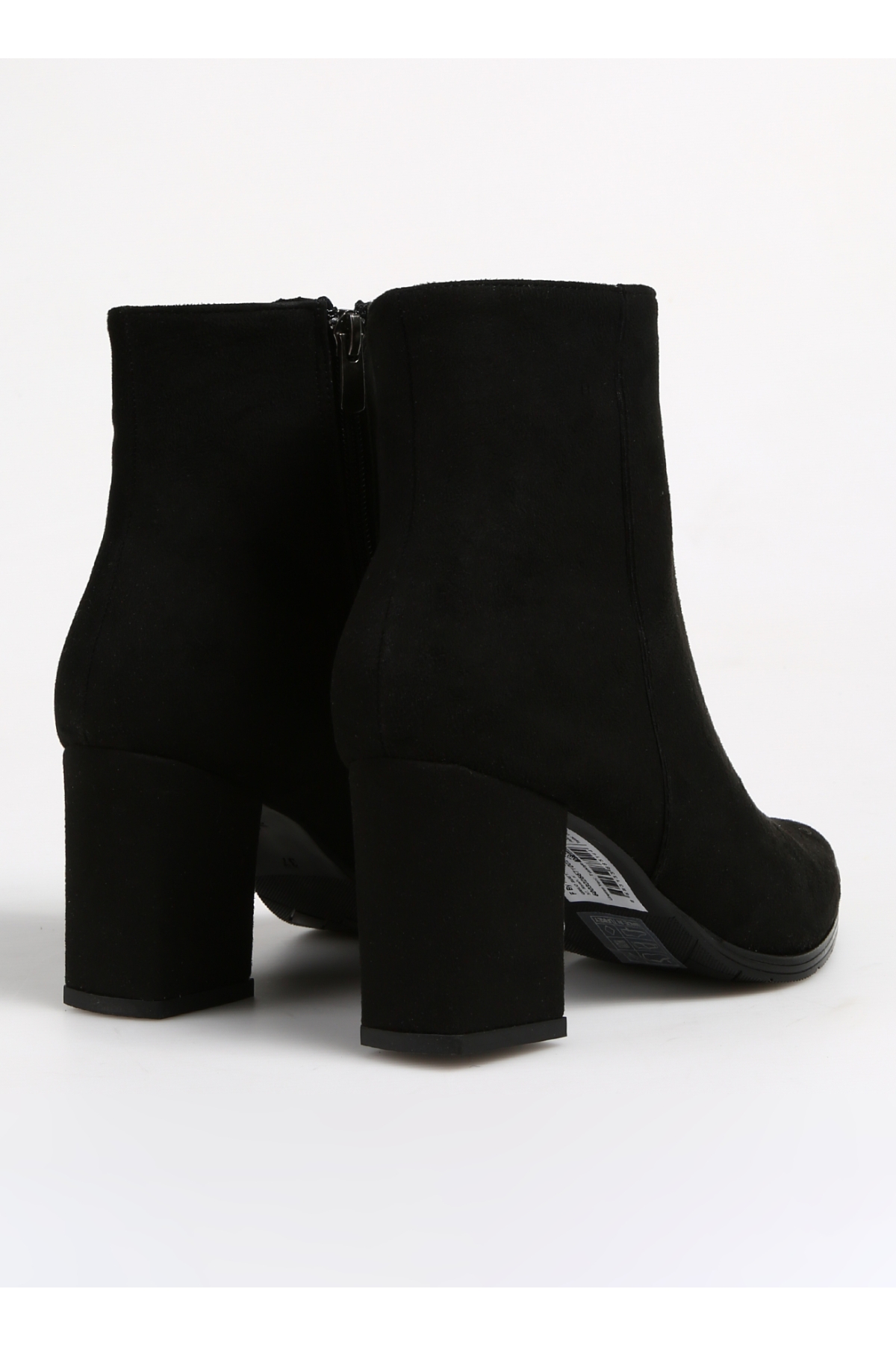 Siyah Kadın Topuklu Bot GRILO SUET - Görsel 4