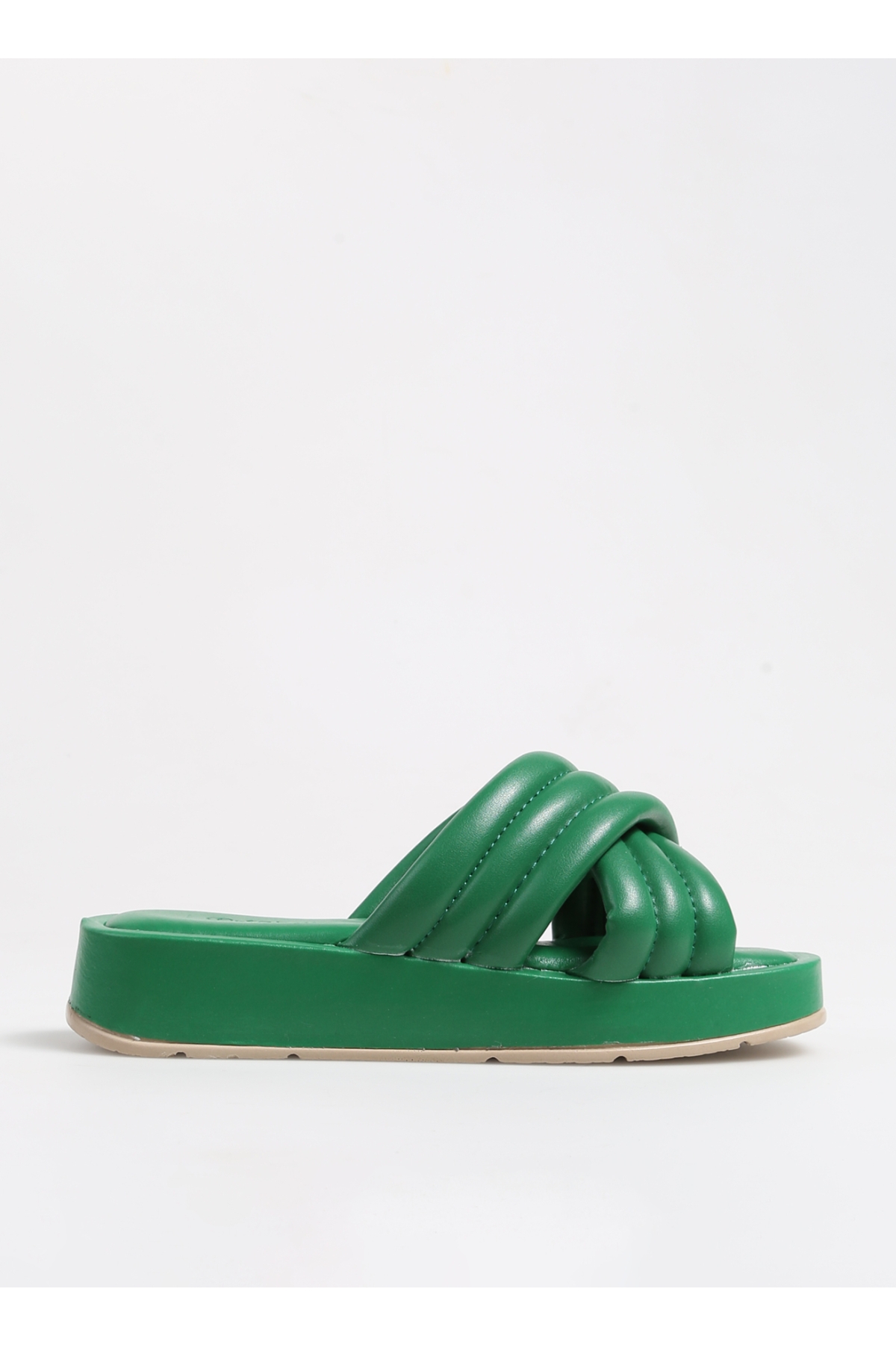 Yeşil Kadın Terlik FREDICE - Görsel 2