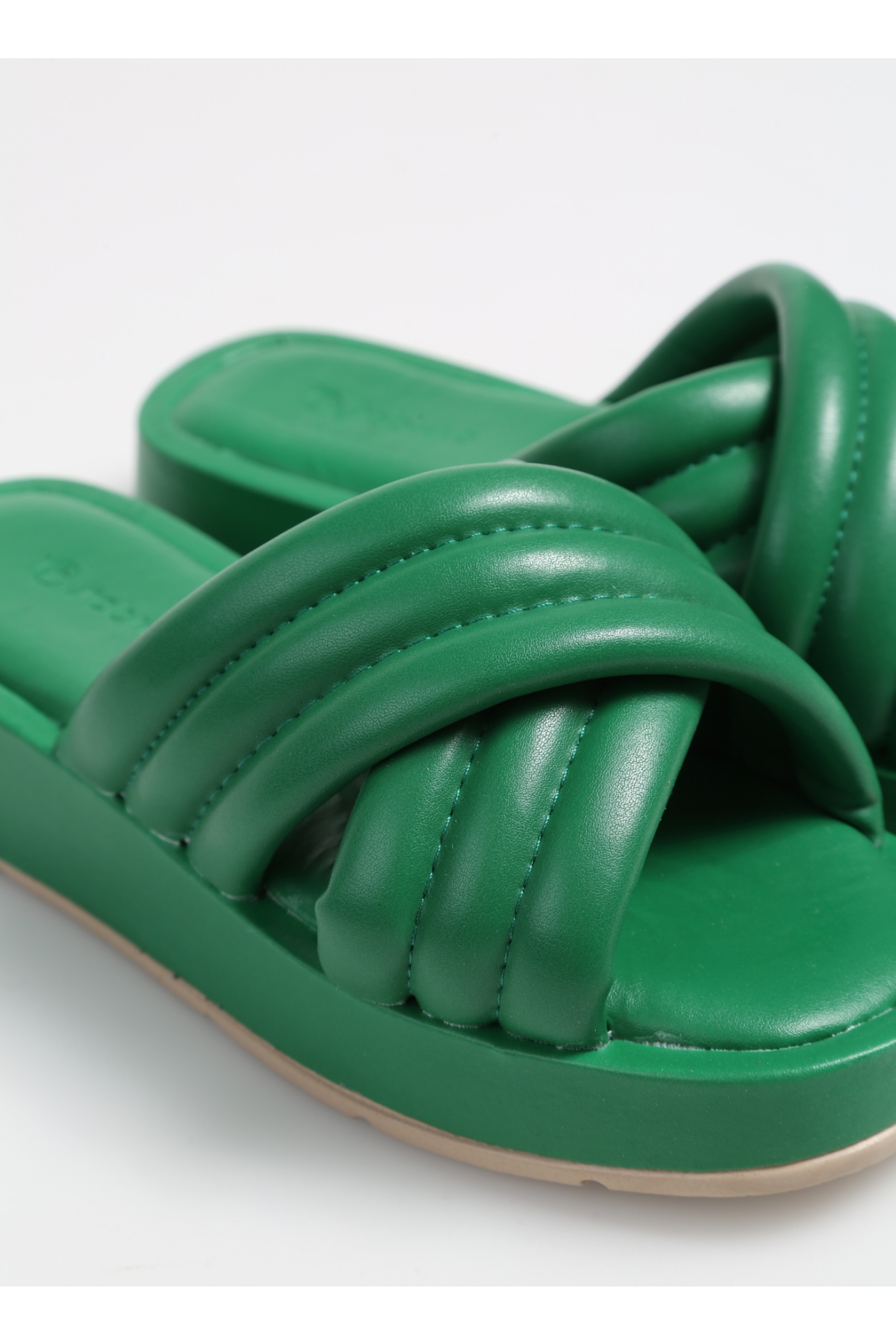 Yeşil Kadın Terlik FREDICE - Görsel 6