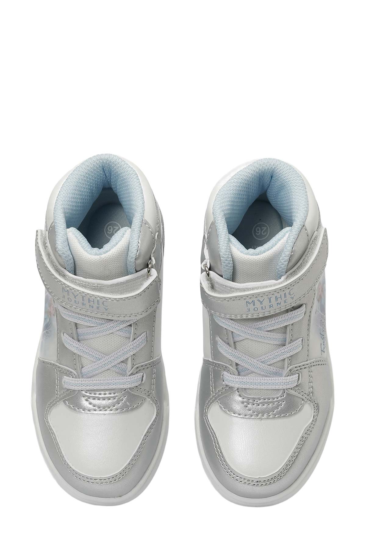 Frozen ARENDELLE-INT 5PR Gümüş Kız Çocuk High Sneaker - Görsel 5