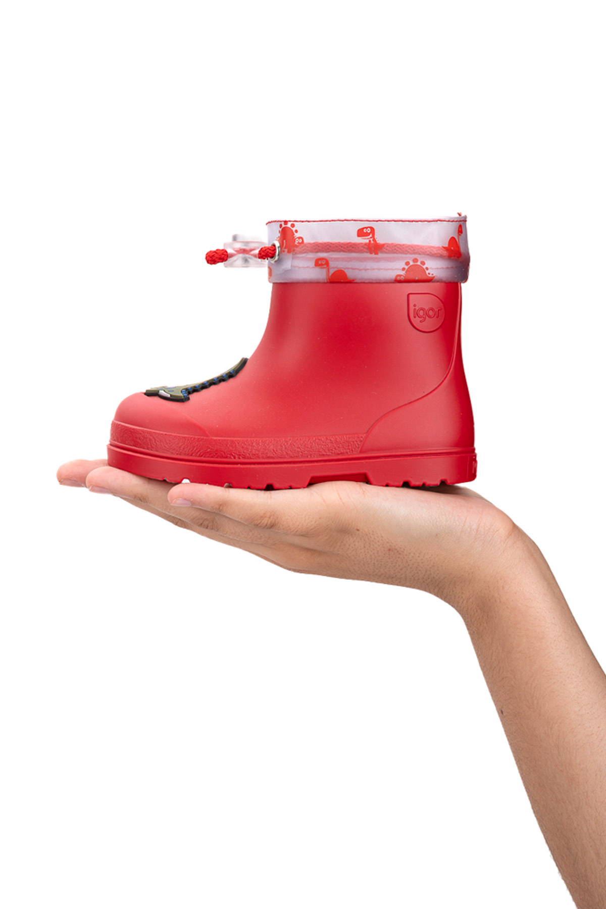 MENDI DINO Kırmızı Erkek Çocuk Yağmur Çizmesi - Görsel 6