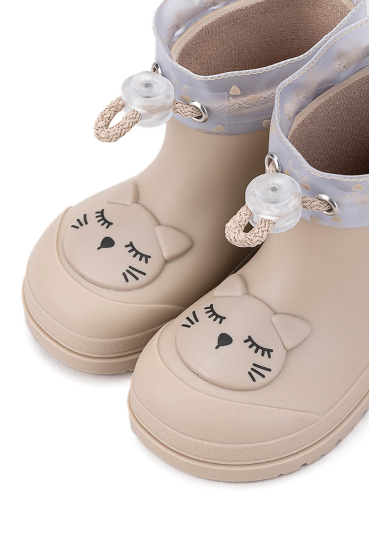 MENDI GATO Bej Kız Çocuk Yağmur Çizmesi - Görsel 5