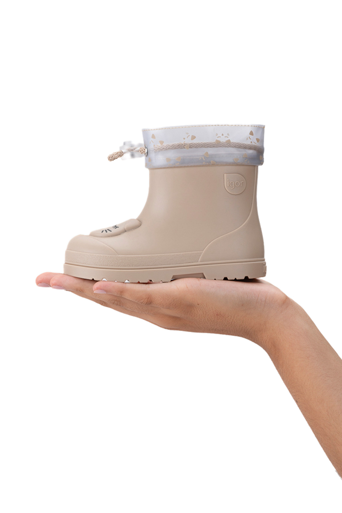 MENDI GATO Bej Kız Çocuk Yağmur Çizmesi - Görsel 6
