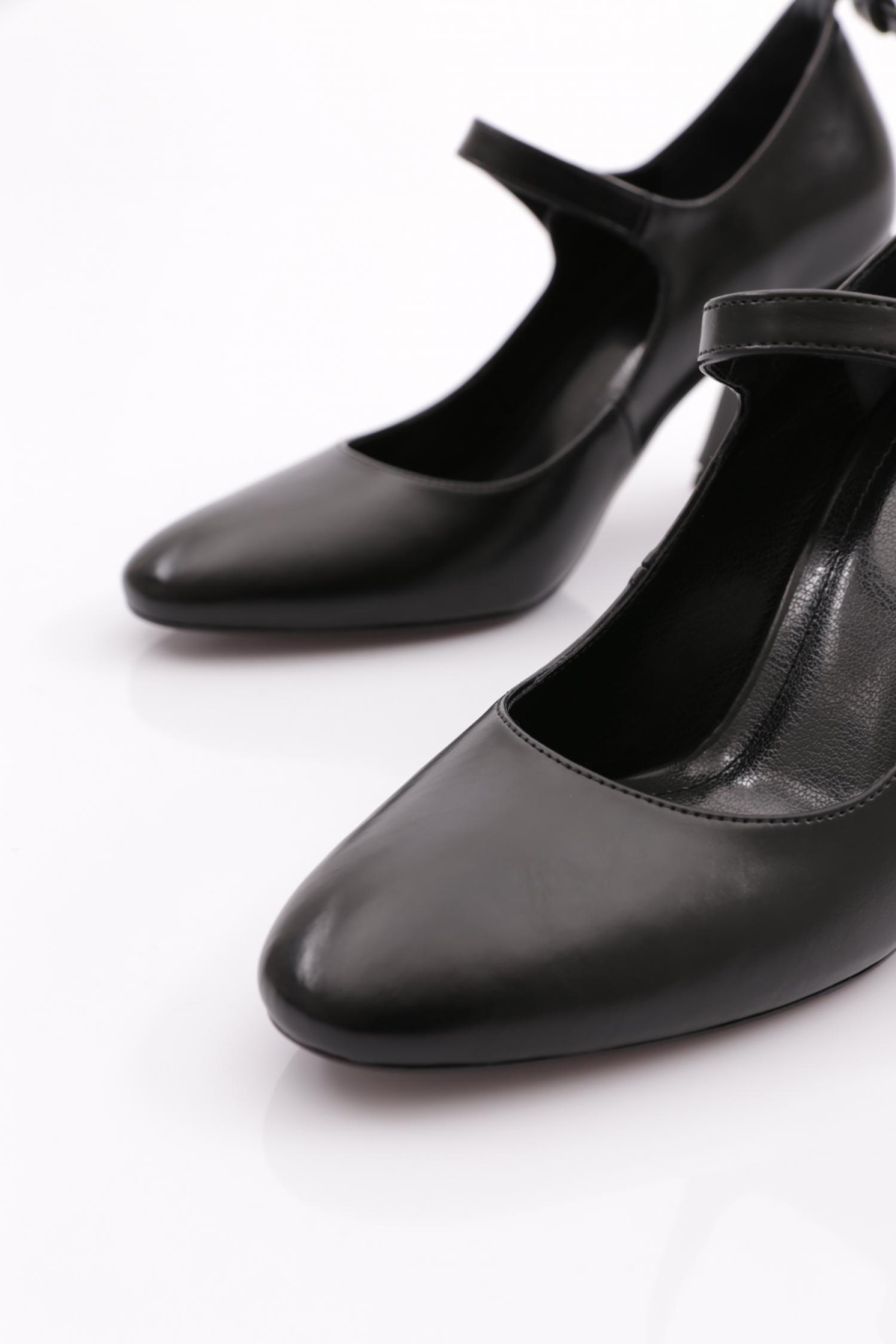 8073 Kadin Bilekten Bağlama Topuklu Ayakkabi - Görsel 5