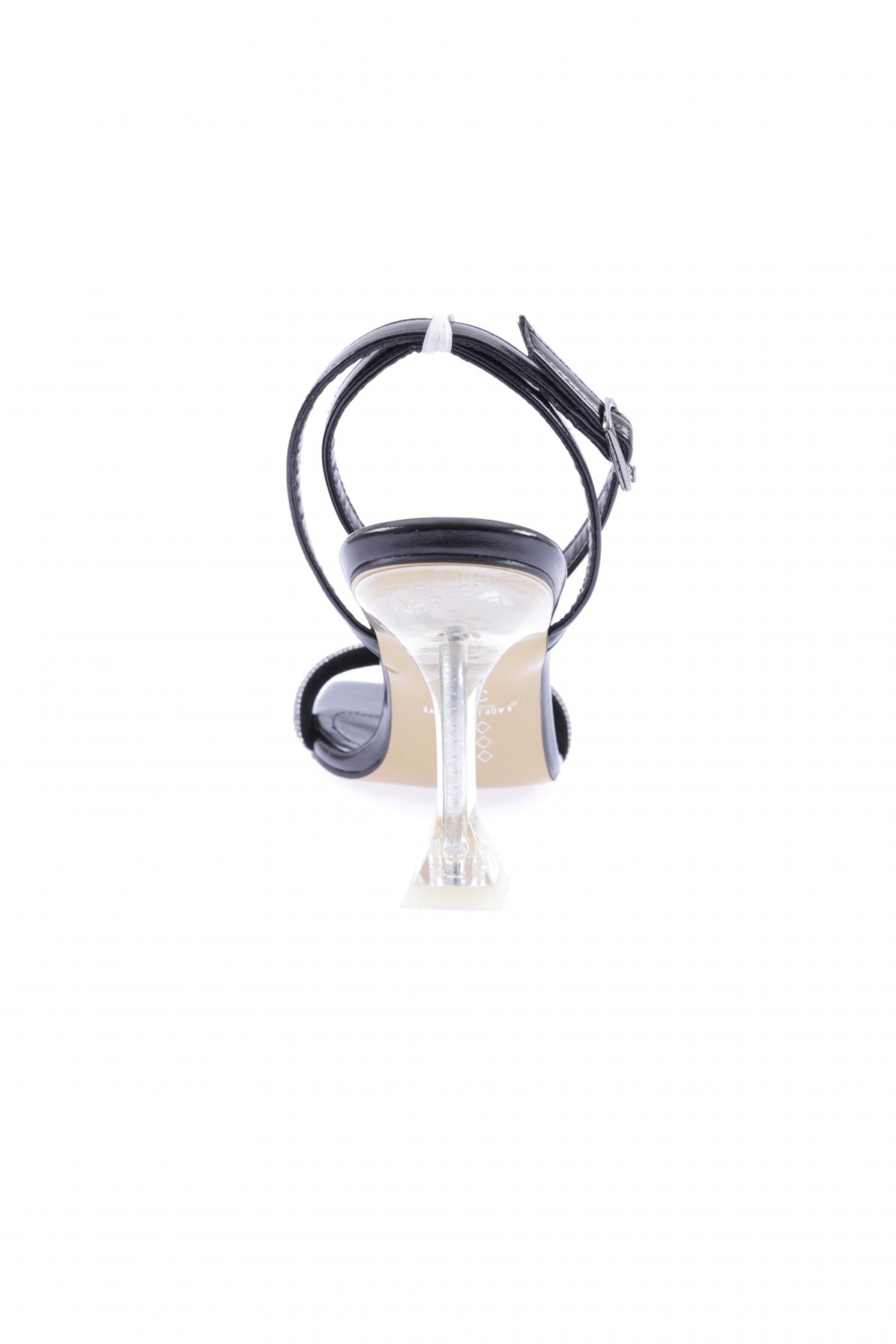 5161-1-23Y Kadin Silver Taşli Bilekten Bağli Topuklu Ayakkabi - Görsel 5