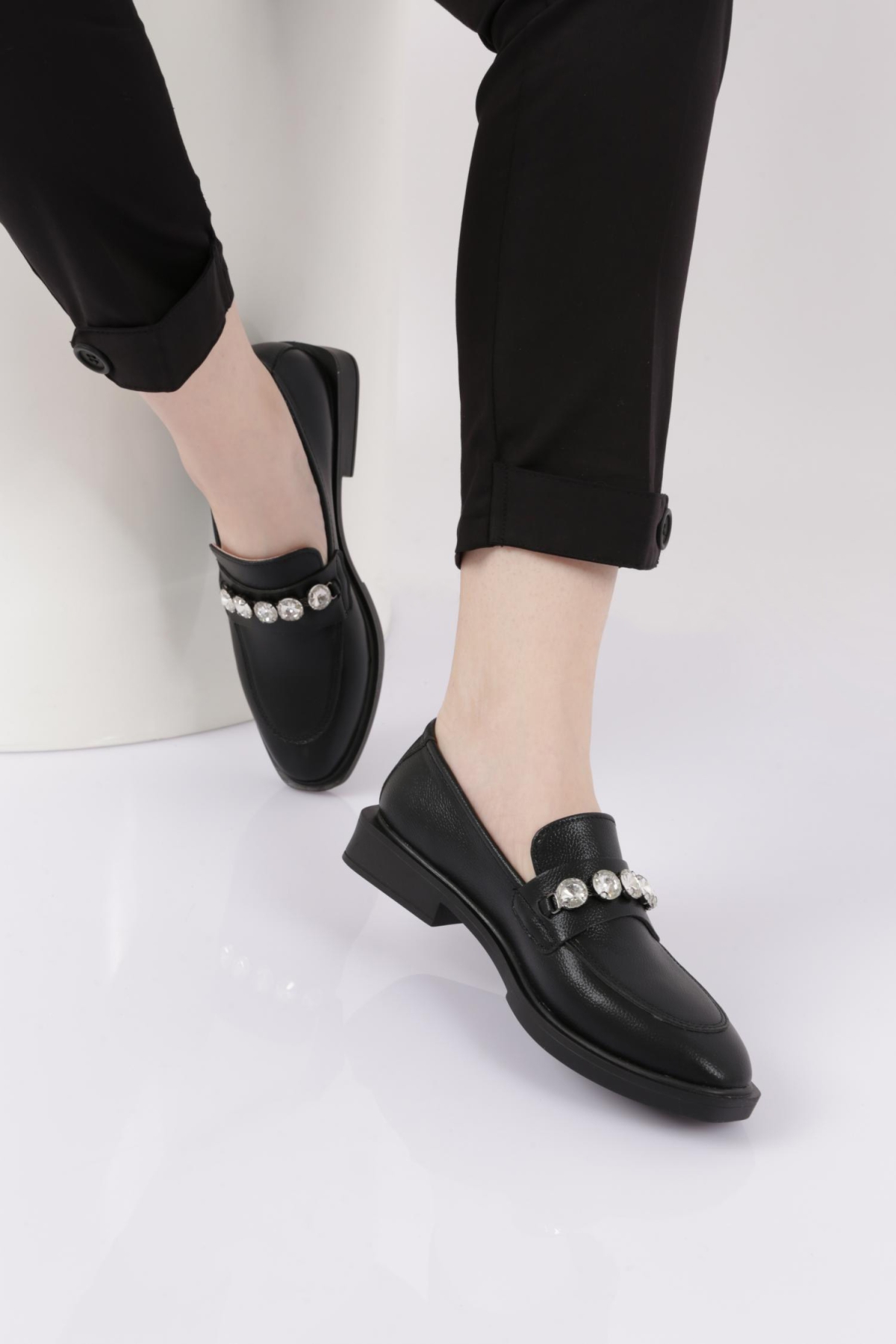 212-22Y KADIN TAŞLI CASUAL AYAKKABI - Görsel 2