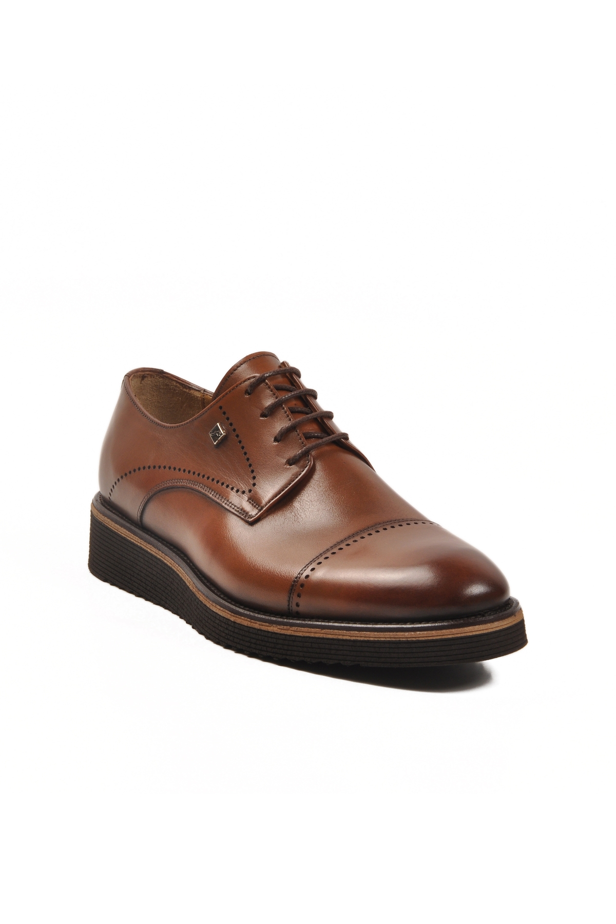 Taba Hakiki Deri Erkek Klasik Ayakkabı - Görsel 4