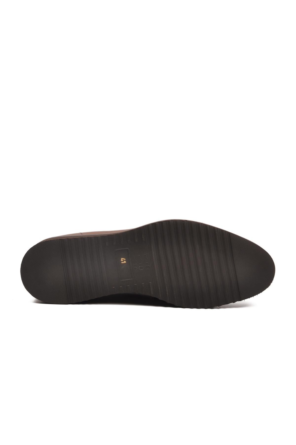 Kahve Hakiki Deri Bağcıklı Erkek Klasik Ayakkabı - Görsel 6