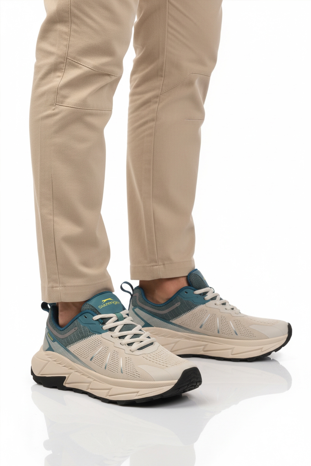 Beyaz Yeşil Erkek Spor Ayakkabı - Görsel 2