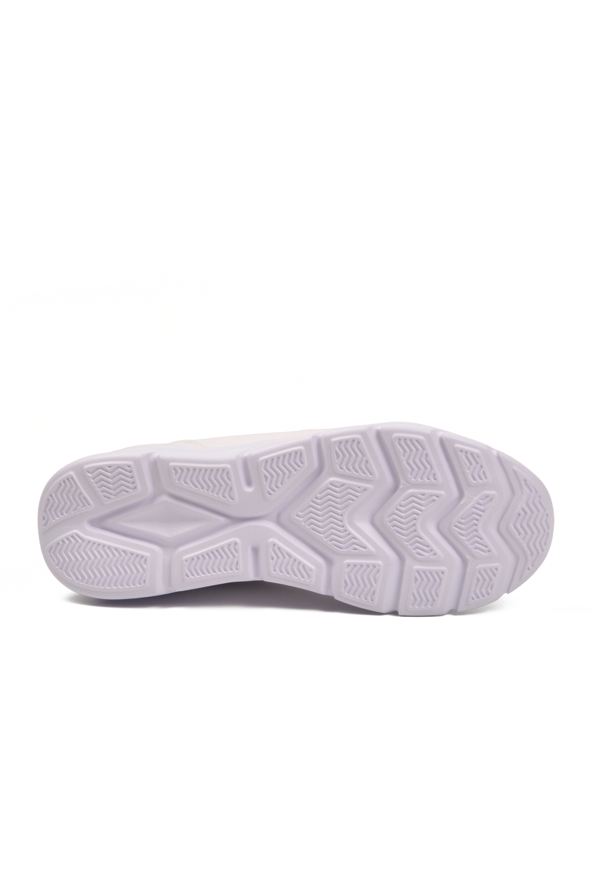 Beyaz Bağcıklı Cilt Unisex Spor Ayakkabı - Görsel 6