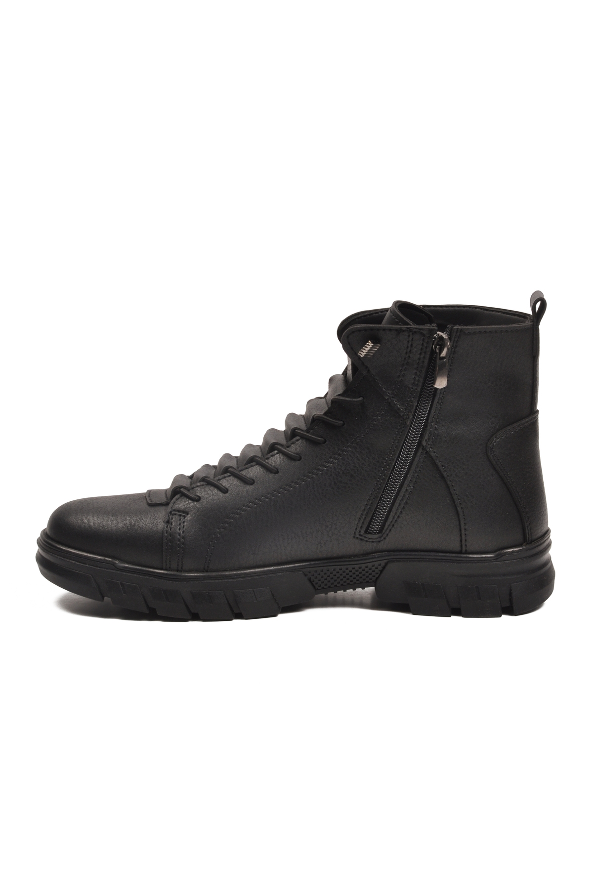 Aspor Siyah İçi Polarlı Fermuarlı Erkek Bot - Görsel 5