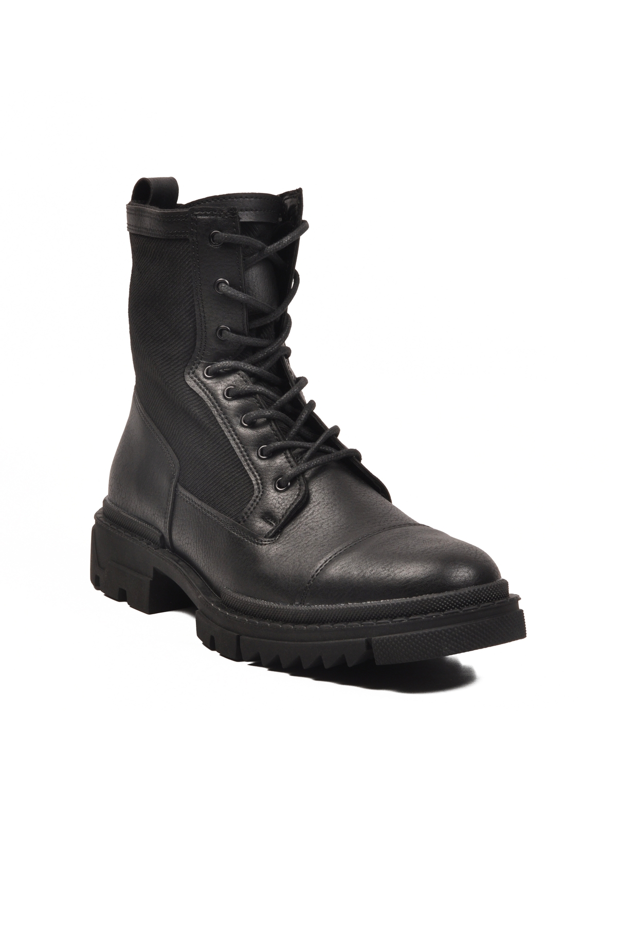 Aspor Siyah Bağcıklı Fermuarlı Polarlı Erkek Postal Bot - Görsel 4