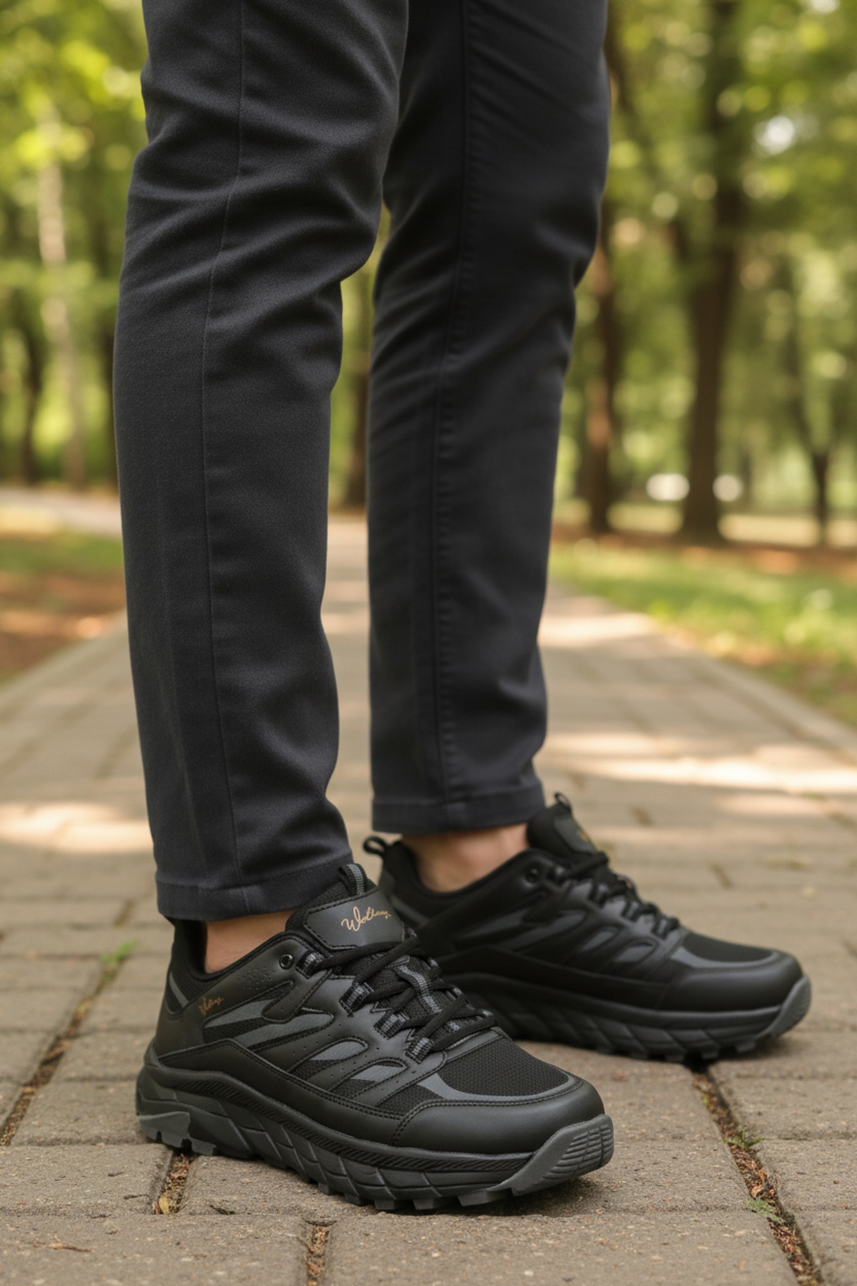 Siyah Bağcıklı Kaymaz Erkek Outdoor Ayakkabı Sedona M - Görsel 4