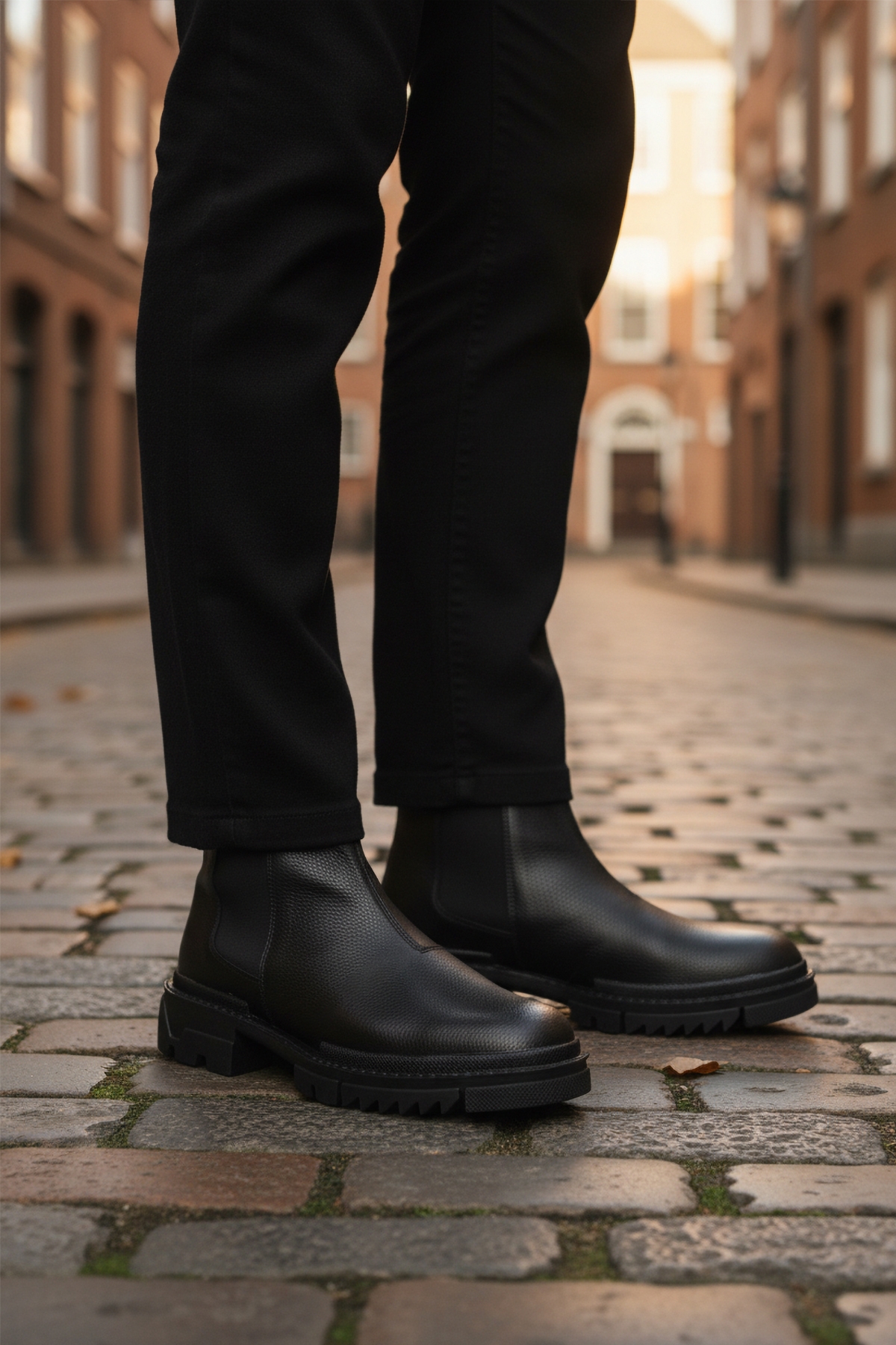 Aspor Siyah İçi Polarlı Erkek Chelsea Bot - Görsel 4