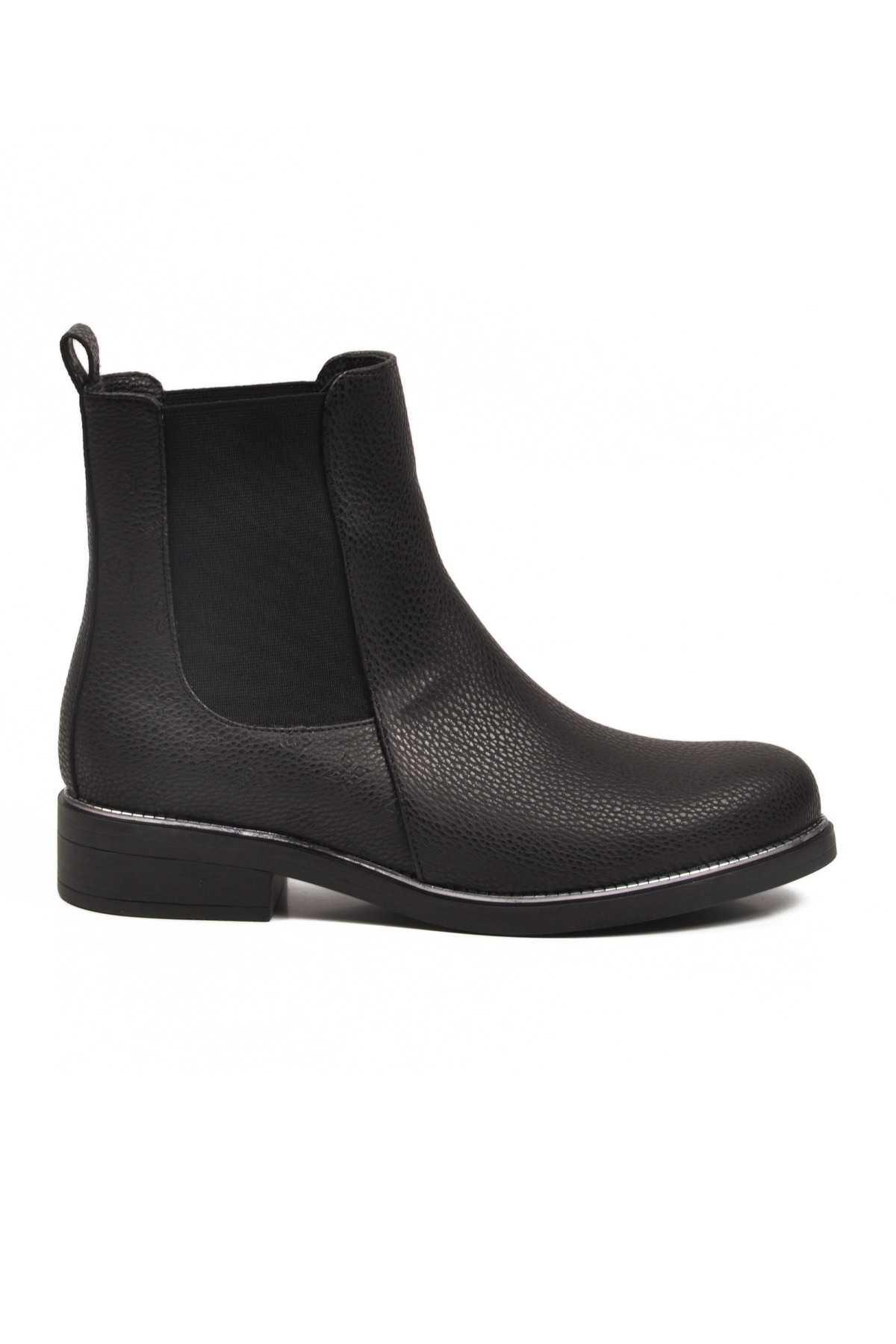 Siyah Floter Kürklü Kadın Chelsea Bot - Görsel 3