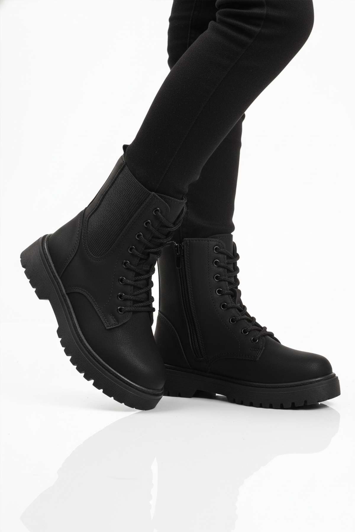 Aspor Siyah Zümrüt Polarlı Erkek Çocuk Worker Bot - Görsel 2