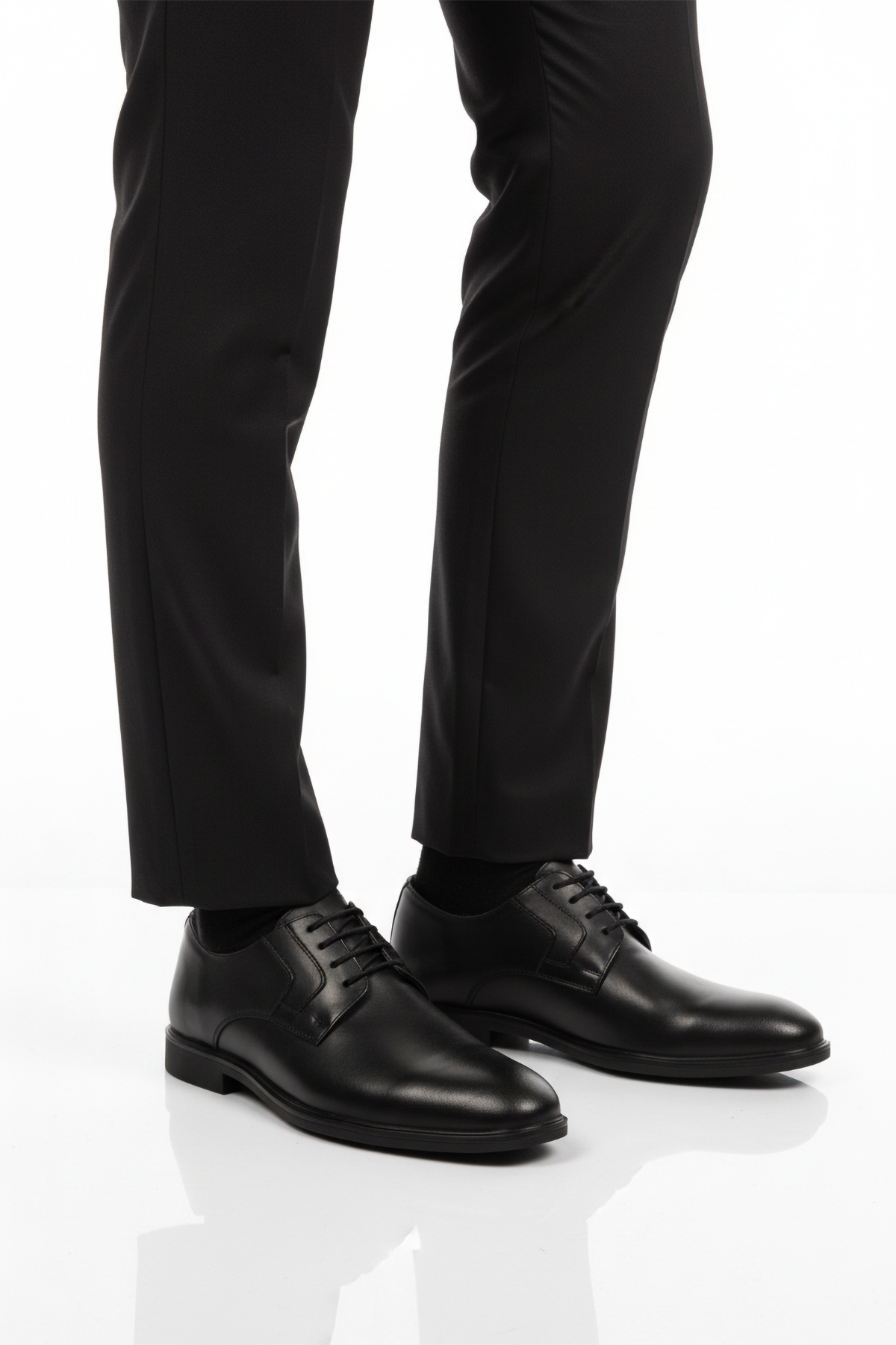 Siyah Hakiki Deri Erkek Klasik Ayakkabı 2496 M - Görsel 2
