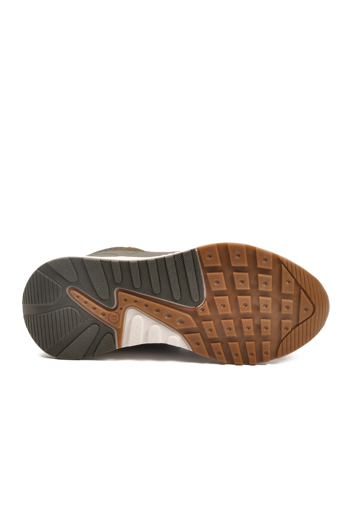 Haki Bilek Boy Kaymaz Bağcıklı Hafif Unisex Bot 2880 G - Görsel 6