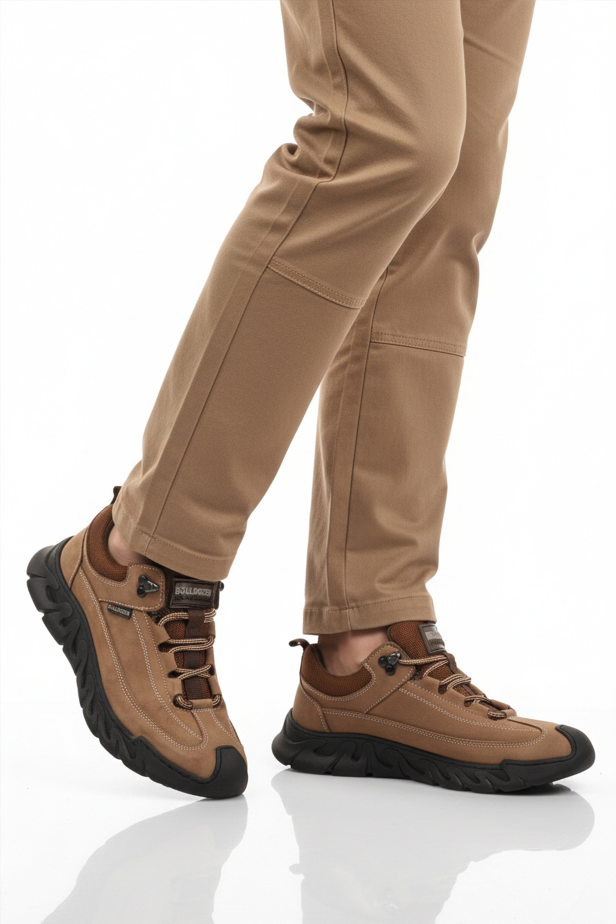 Vizon Nubuk Hakiki Deri Erkek Casual Ayakkabı 240003 M - Görsel 2