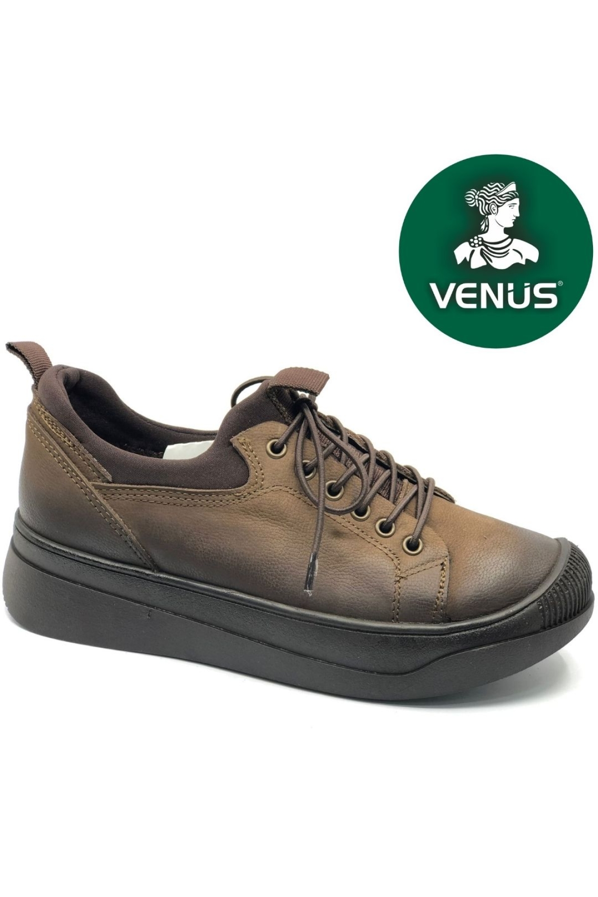 Wino Hakiki Deri Ortopedik Kadın Casual Ayakkabı - Görsel 3