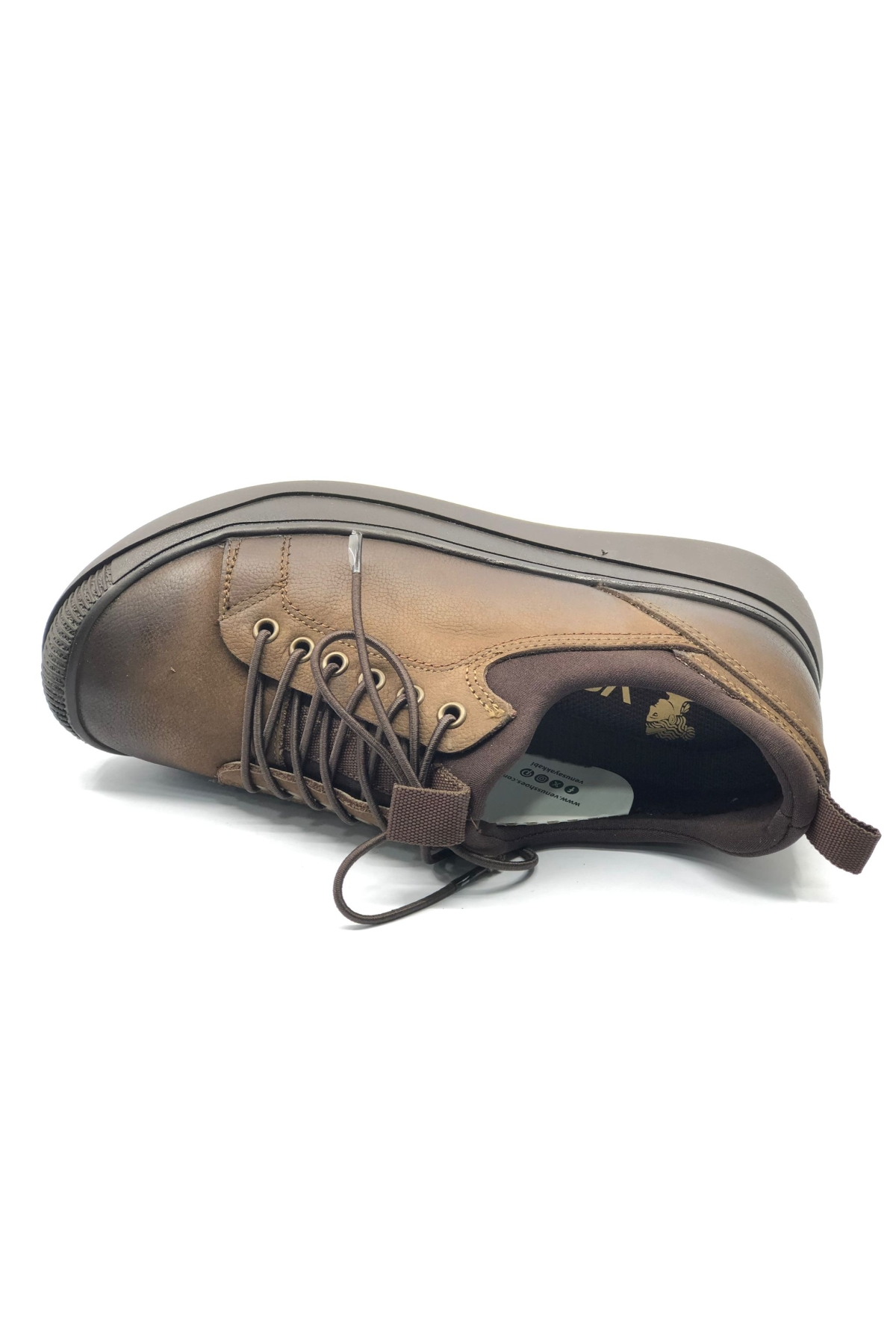 Wino Hakiki Deri Ortopedik Kadın Casual Ayakkabı - Görsel 6