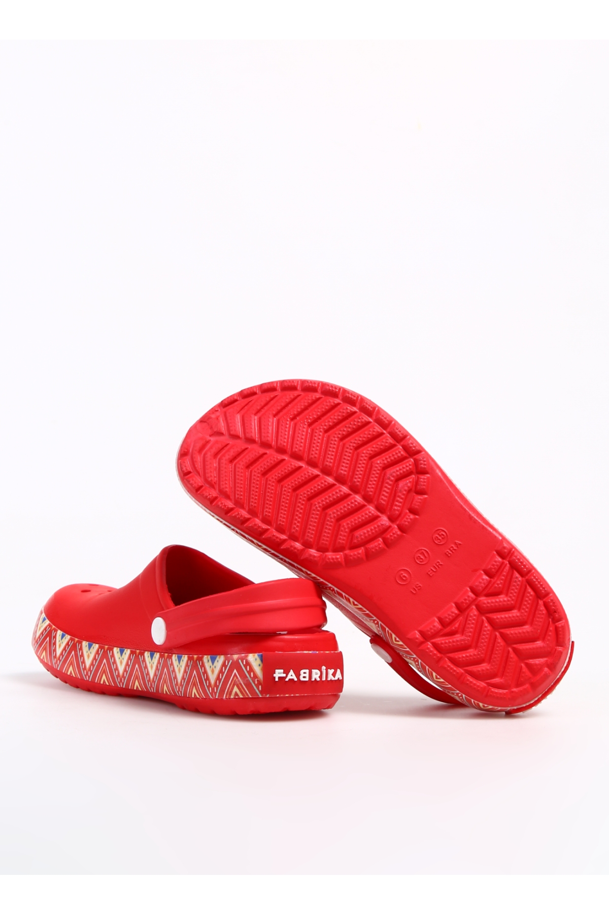 Kırmızı Kadın Plaj Terliği TESY - Görsel 5
