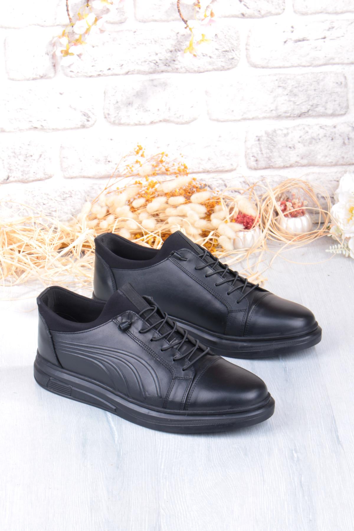 8918 Napa Rahat Kauçuk Taban Orijinal Hakiki Deri Erkek Ayakkabı - Görsel 2