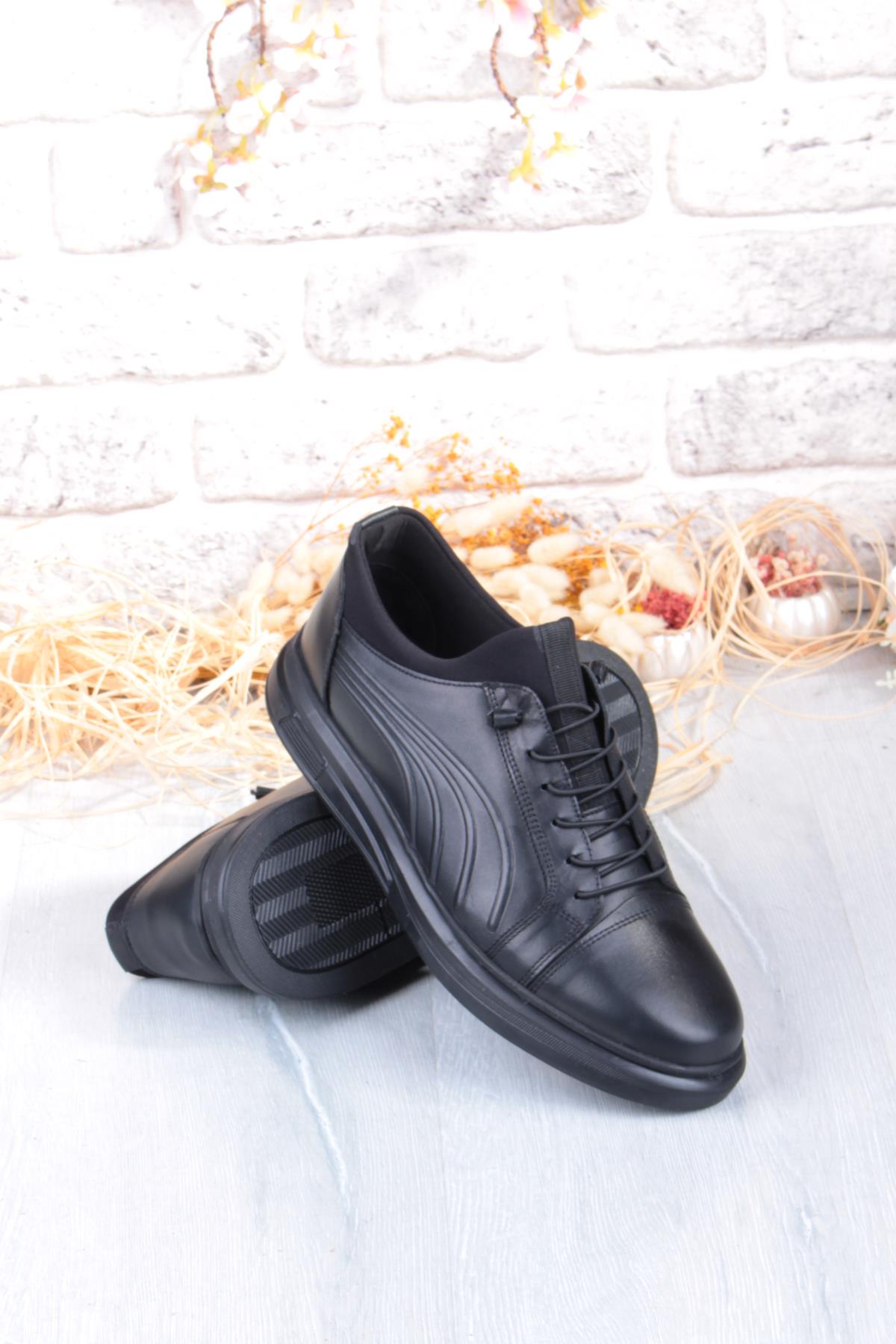 8918 Napa Rahat Kauçuk Taban Orijinal Hakiki Deri Erkek Ayakkabı - Görsel 7