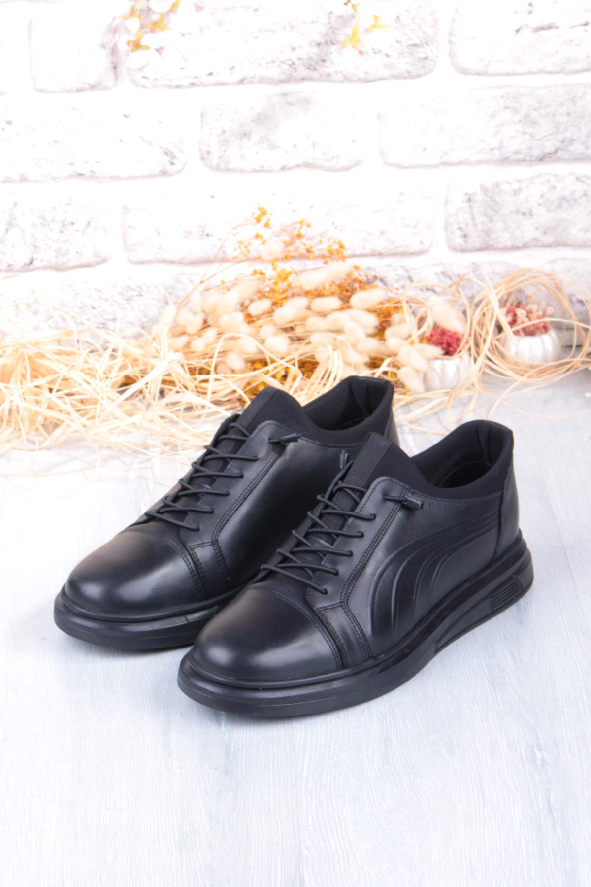 8918 Napa Rahat Kauçuk Taban Orijinal Hakiki Deri Erkek Ayakkabı - Görsel 8