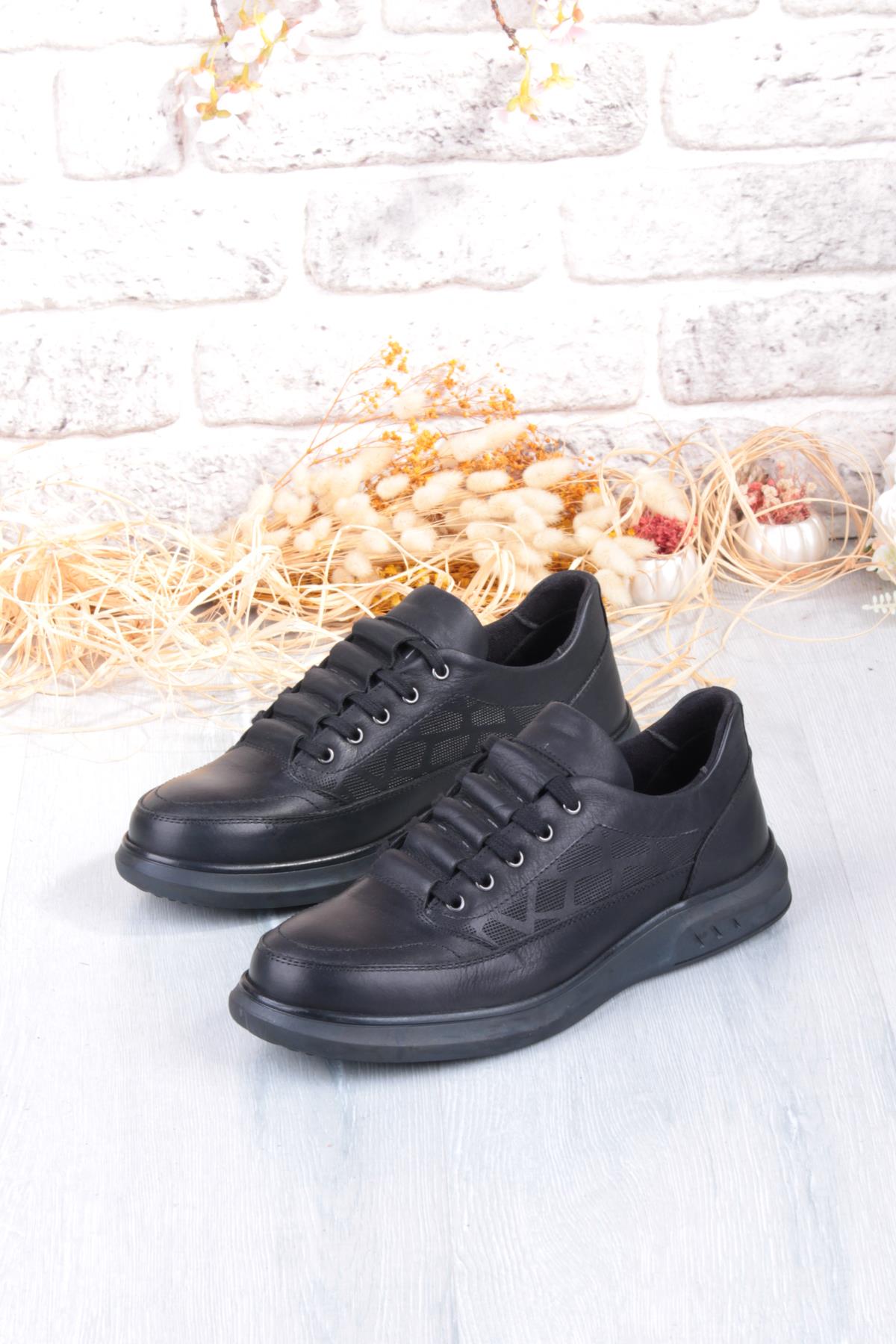 8932 Napa Rahat Kauçuk Taban Orijinal Hakiki Deri Erkek Ayakkabı - Görsel 5