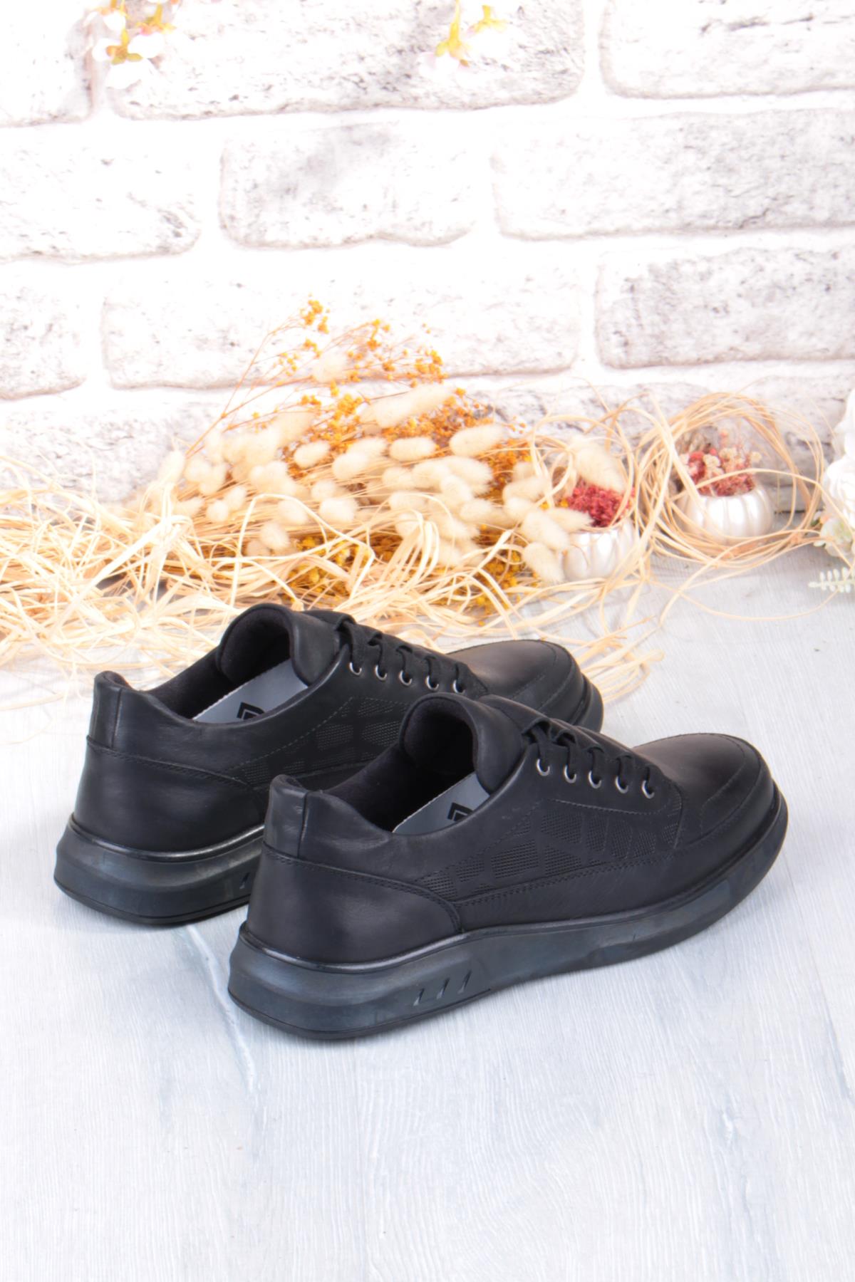 8932 Napa Rahat Kauçuk Taban Orijinal Hakiki Deri Erkek Ayakkabı - Görsel 6