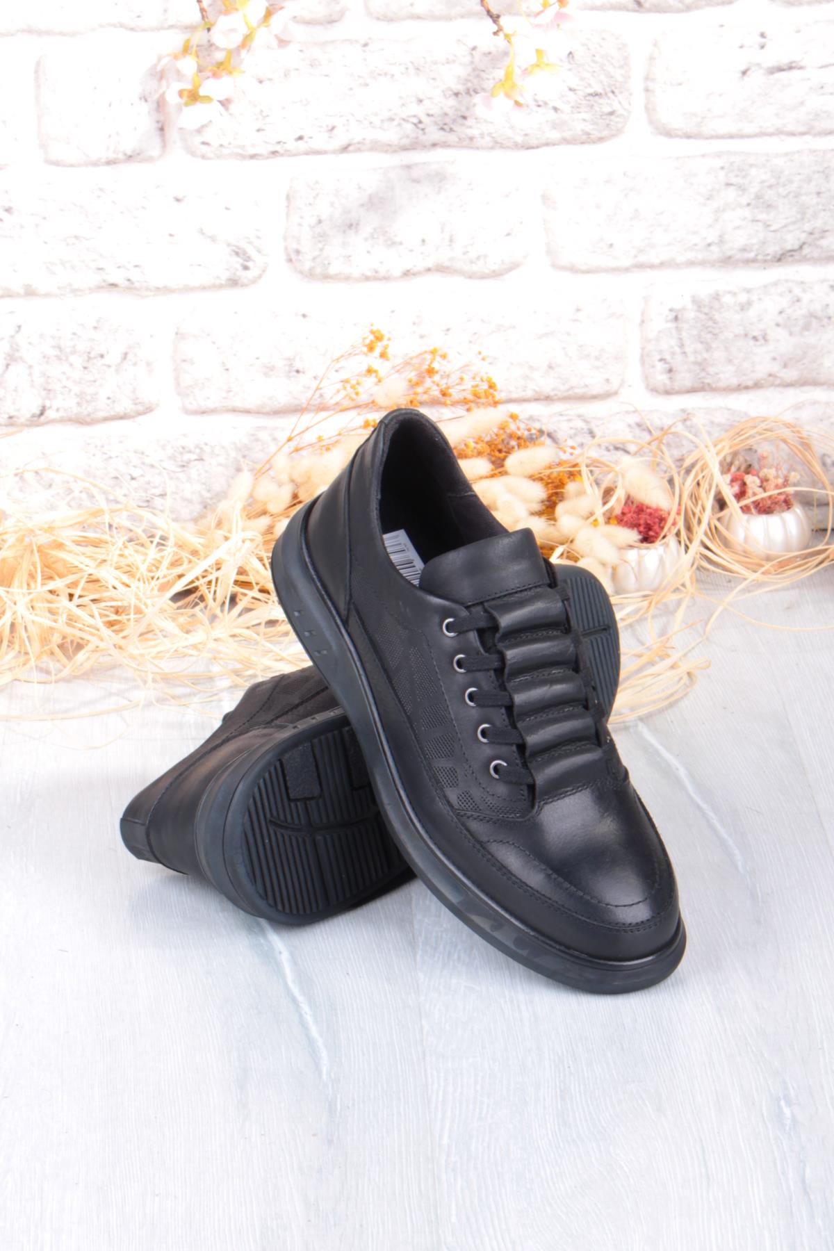 8932 Napa Rahat Kauçuk Taban Orijinal Hakiki Deri Erkek Ayakkabı - Görsel 7