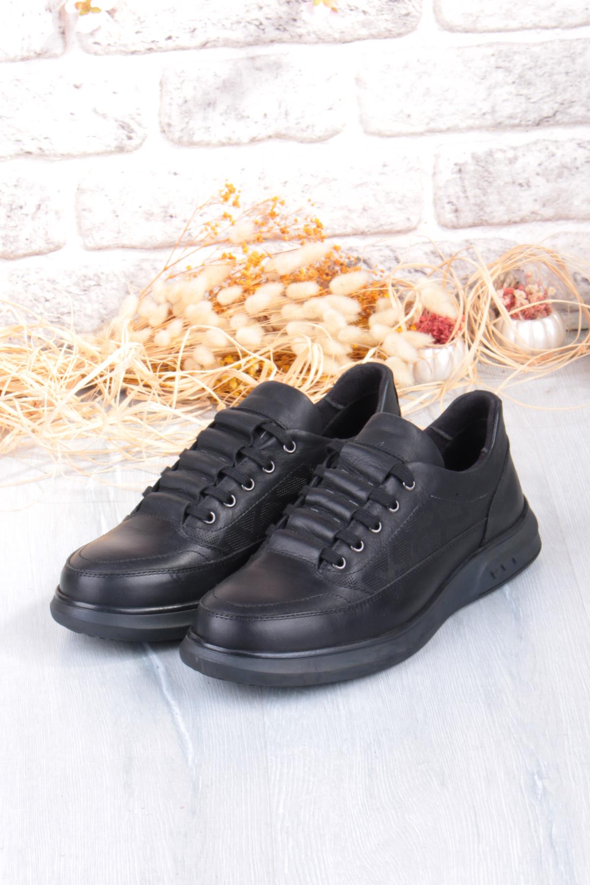 8932 Napa Rahat Kauçuk Taban Orijinal Hakiki Deri Erkek Ayakkabı - Görsel 8