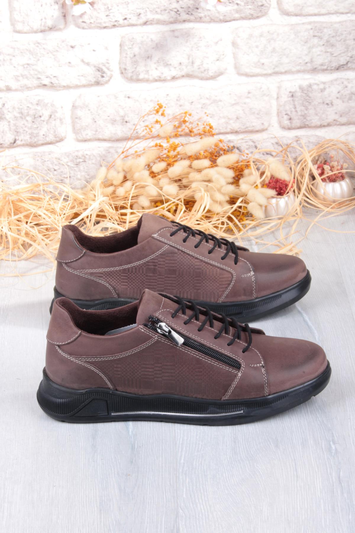 9082 Rahat Kauçuk Taban Orijinal Hakiki Deri Erkek Ayakkabı - Görsel 3