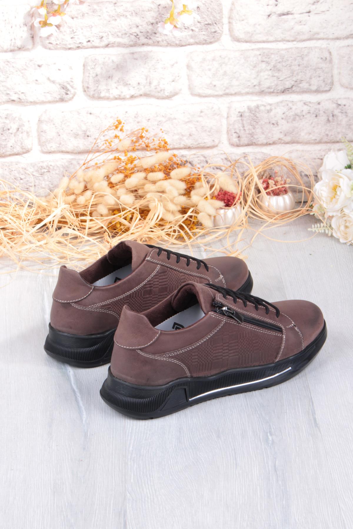 9082 Rahat Kauçuk Taban Orijinal Hakiki Deri Erkek Ayakkabı - Görsel 6