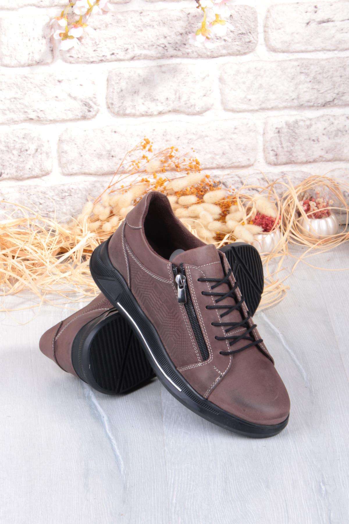 9082 Rahat Kauçuk Taban Orijinal Hakiki Deri Erkek Ayakkabı - Görsel 7