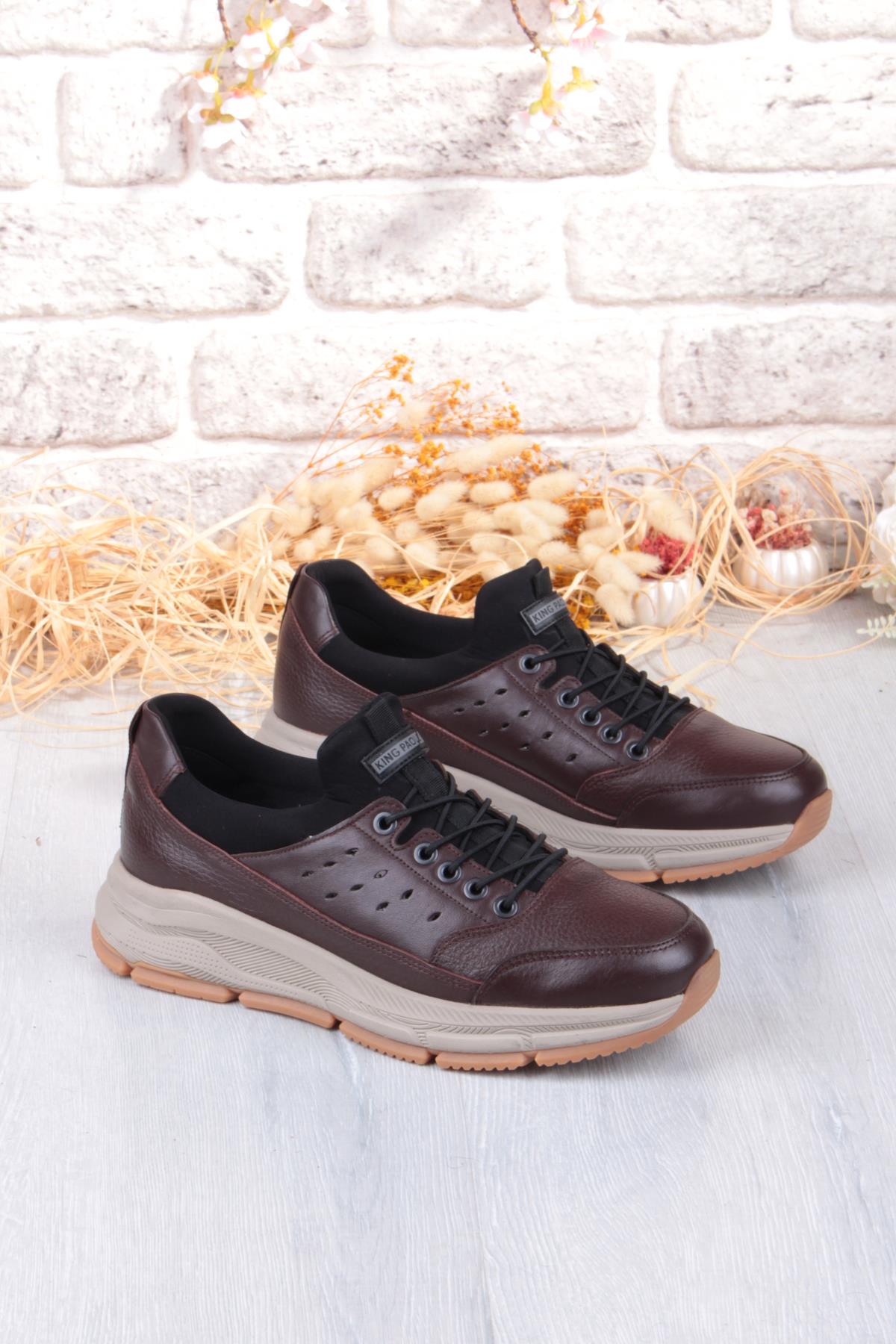 I1308 Energy Hafif Rahat Hakiki Deri Erkek Ayakkabı - Görsel 2