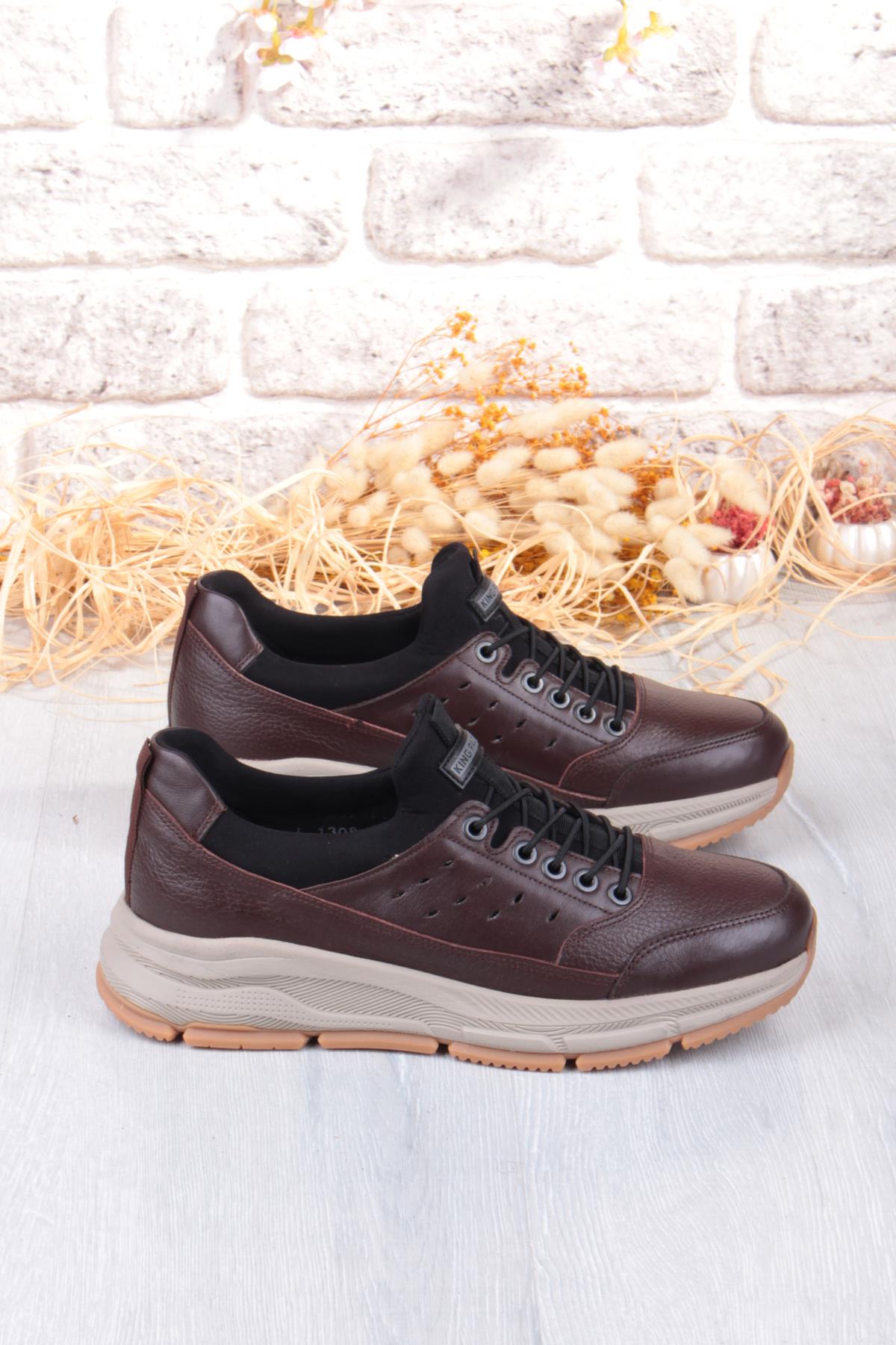 I1308 Energy Hafif Rahat Hakiki Deri Erkek Ayakkabı - Görsel 3