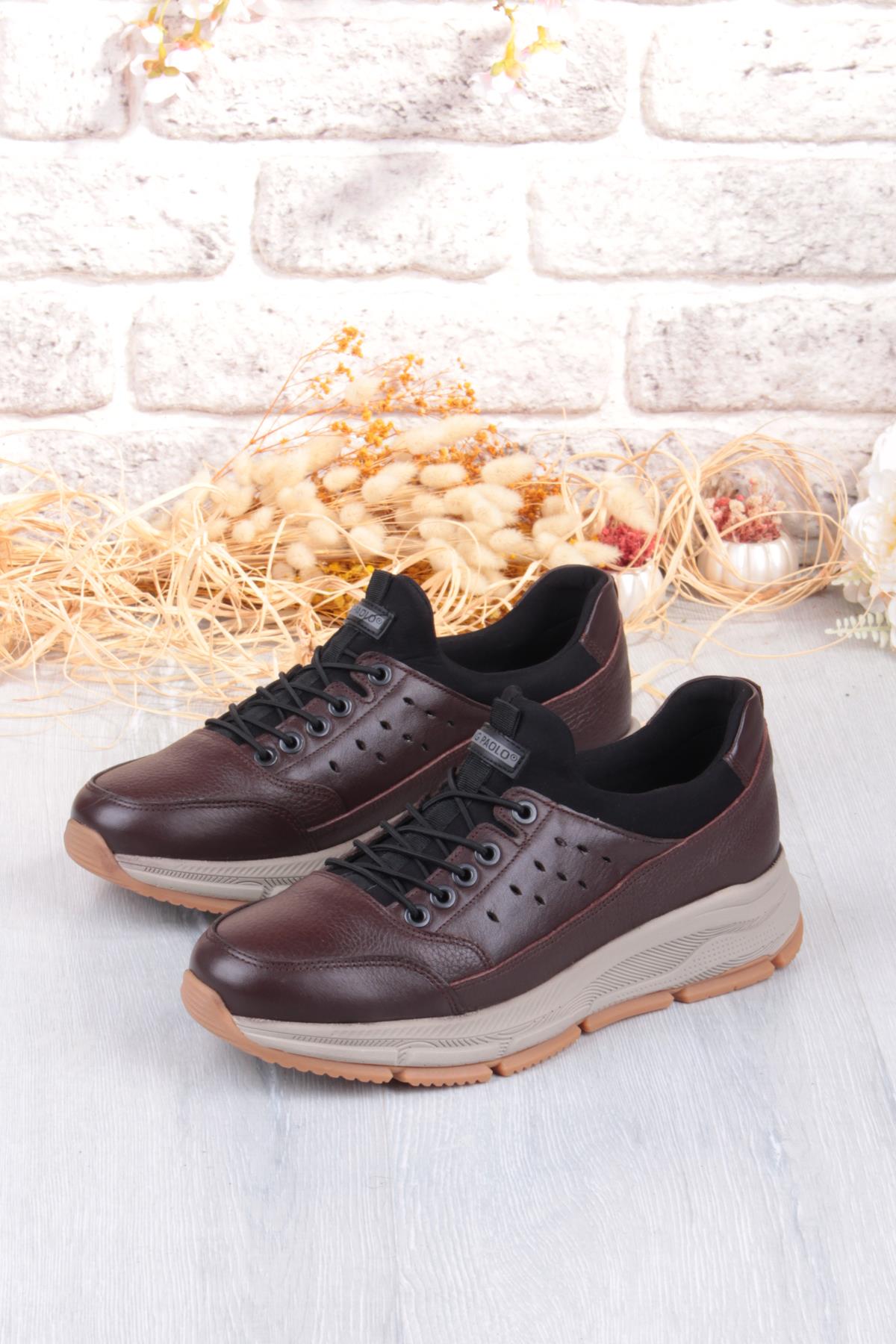 I1308 Energy Hafif Rahat Hakiki Deri Erkek Ayakkabı - Görsel 5