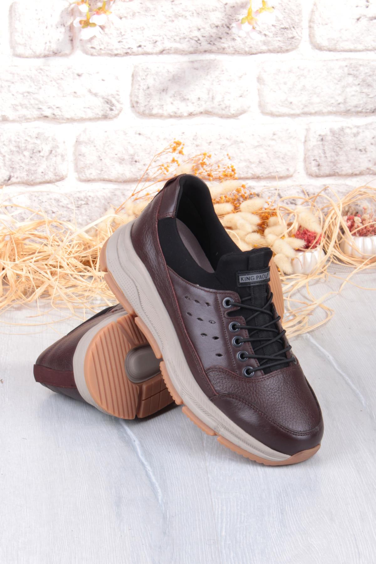 I1308 Energy Hafif Rahat Hakiki Deri Erkek Ayakkabı - Görsel 7