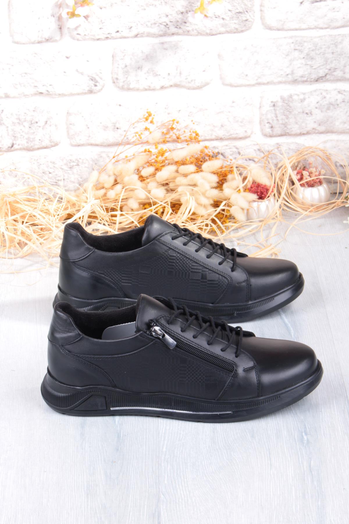 9082 Rahat Kauçuk Taban Orijinal Hakiki Deri Erkek Ayakkabı - Görsel 3