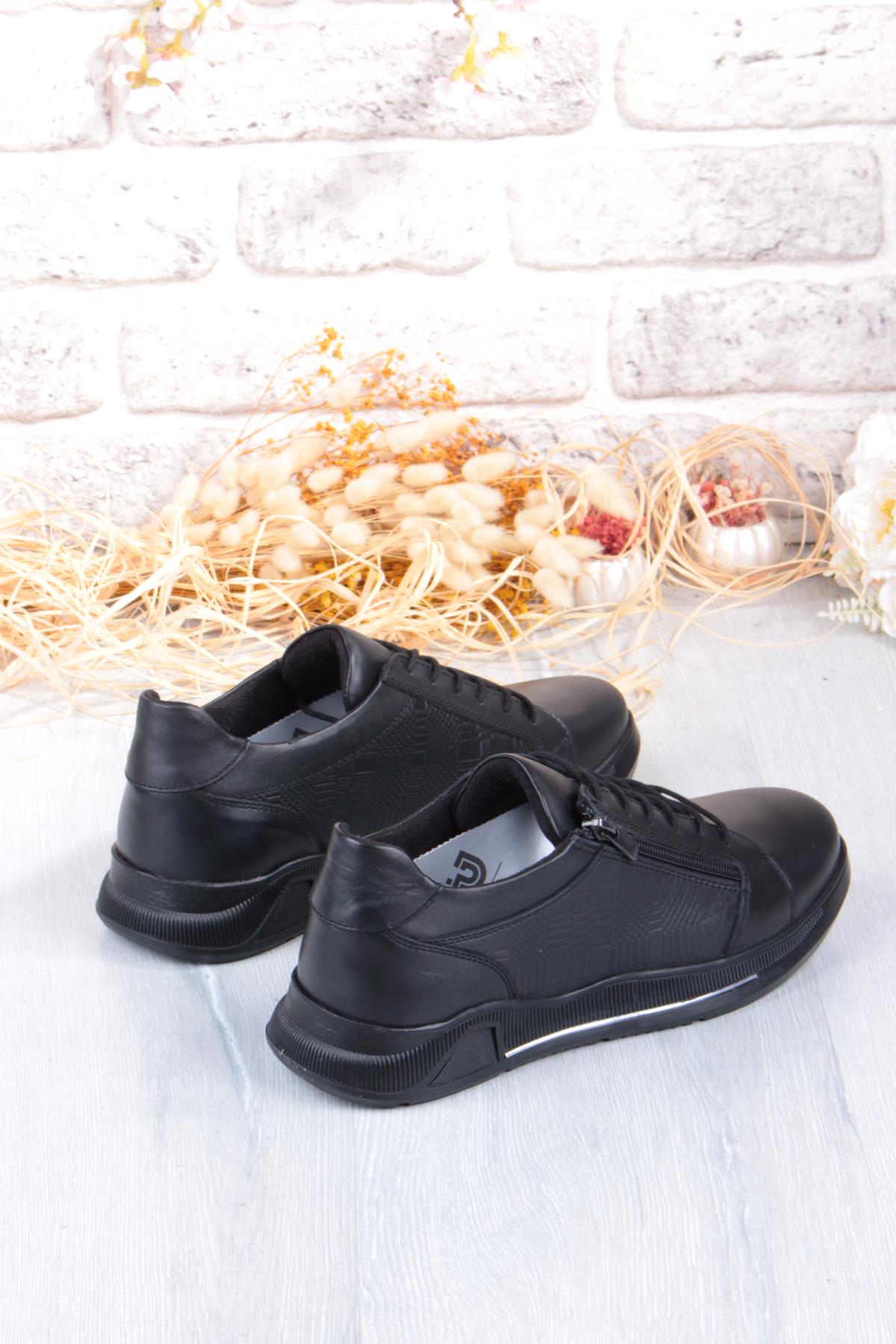 9082 Rahat Kauçuk Taban Orijinal Hakiki Deri Erkek Ayakkabı - Görsel 6