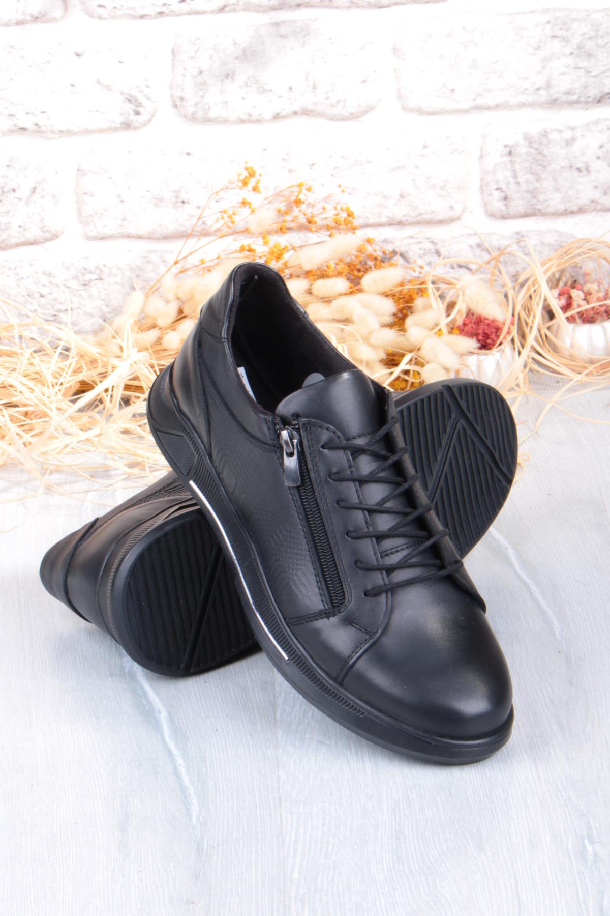 9082 Rahat Kauçuk Taban Orijinal Hakiki Deri Erkek Ayakkabı - Görsel 7